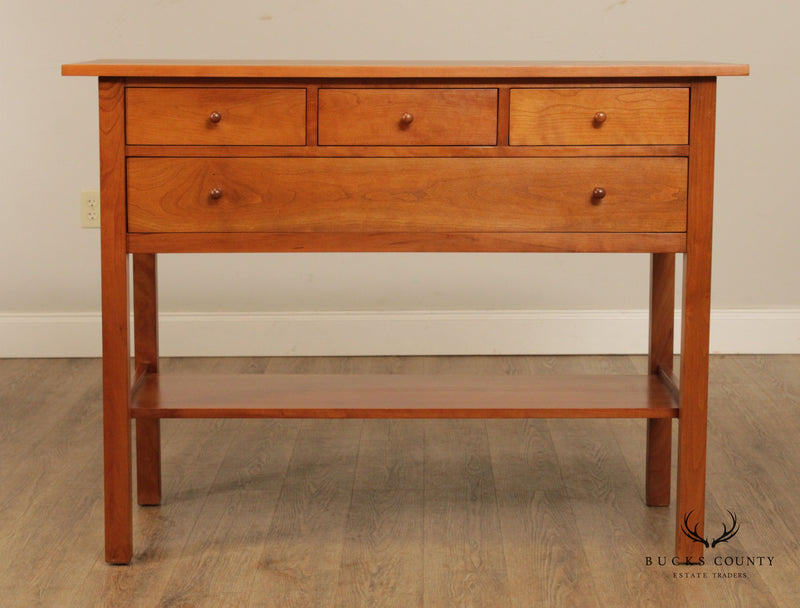 Leopold Stickley Vintage Mission Style Cherry Wood Sideboard