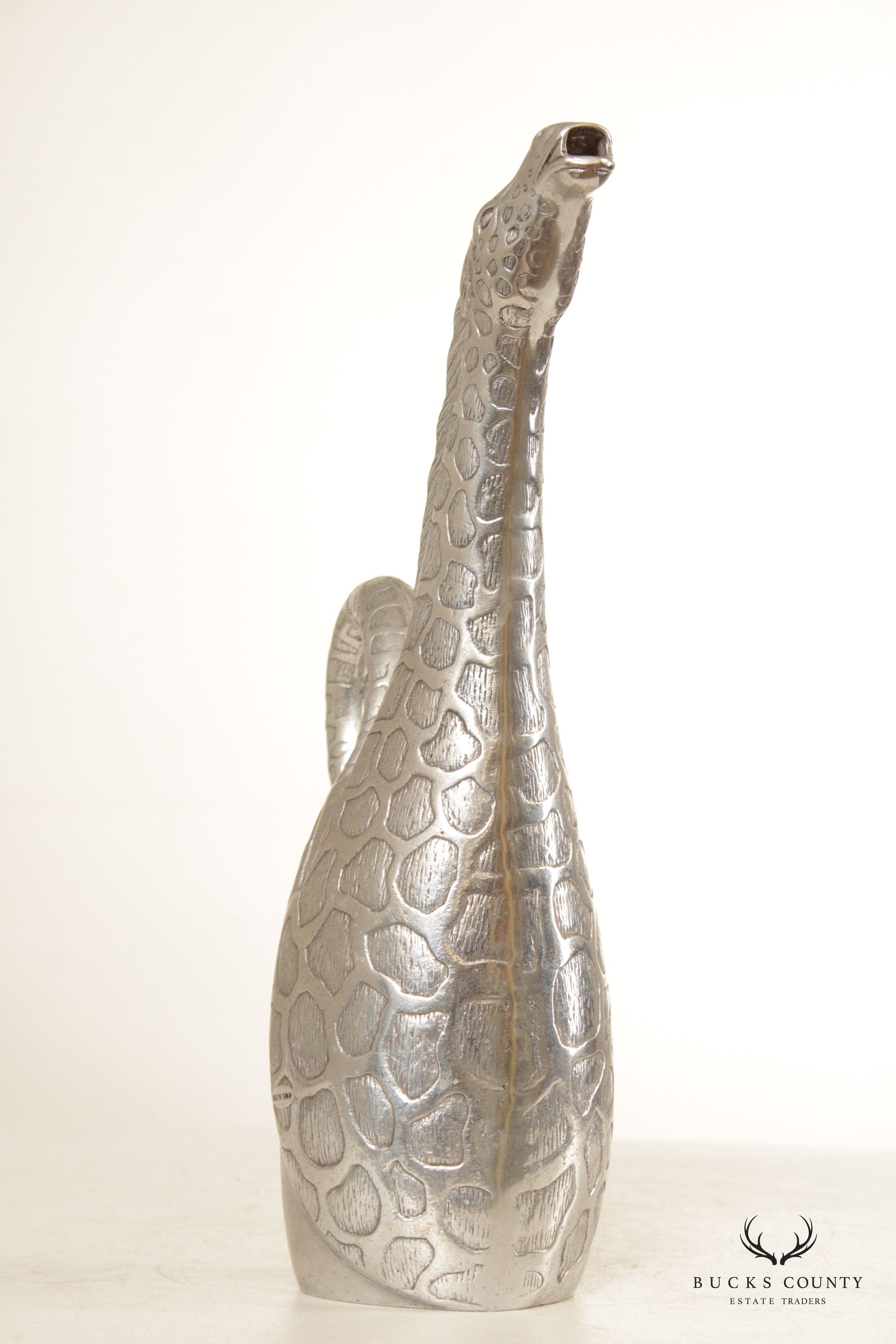 Arthur Court 1989 Giraffe Cast Aluminum Pitcher