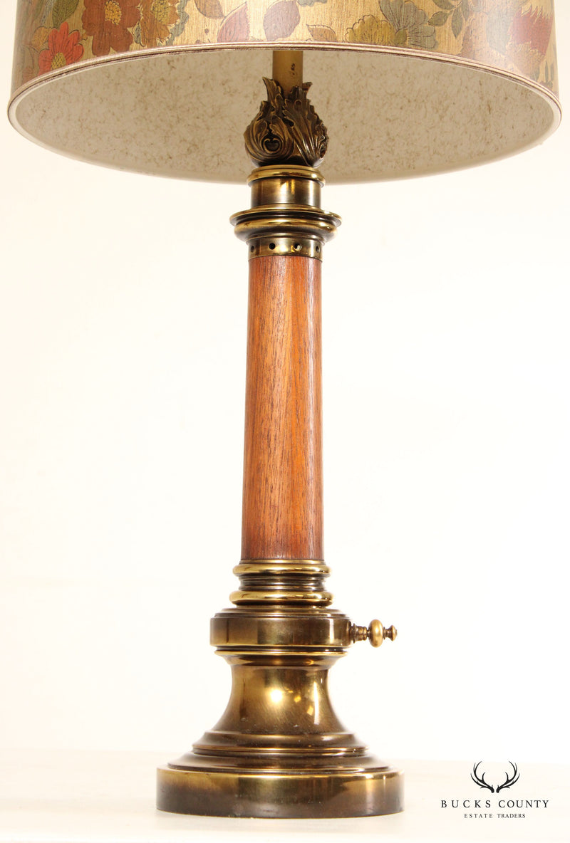Stiffel Hollywood Regency Pair Wood and Brass Table Lamps – Bucks County  Estate Traders