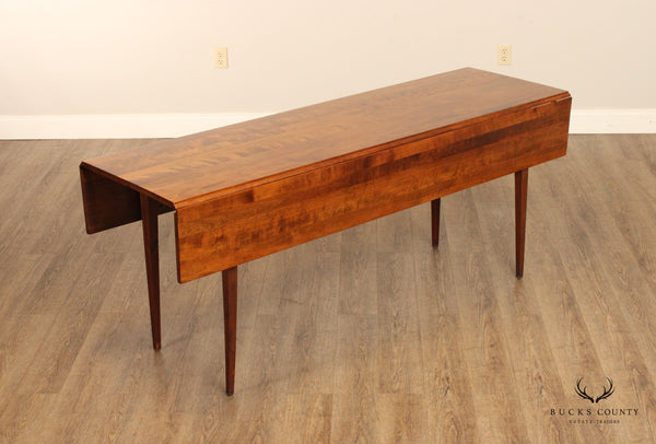 Mid Century Solid Maple Drop-Leaf Dining Table