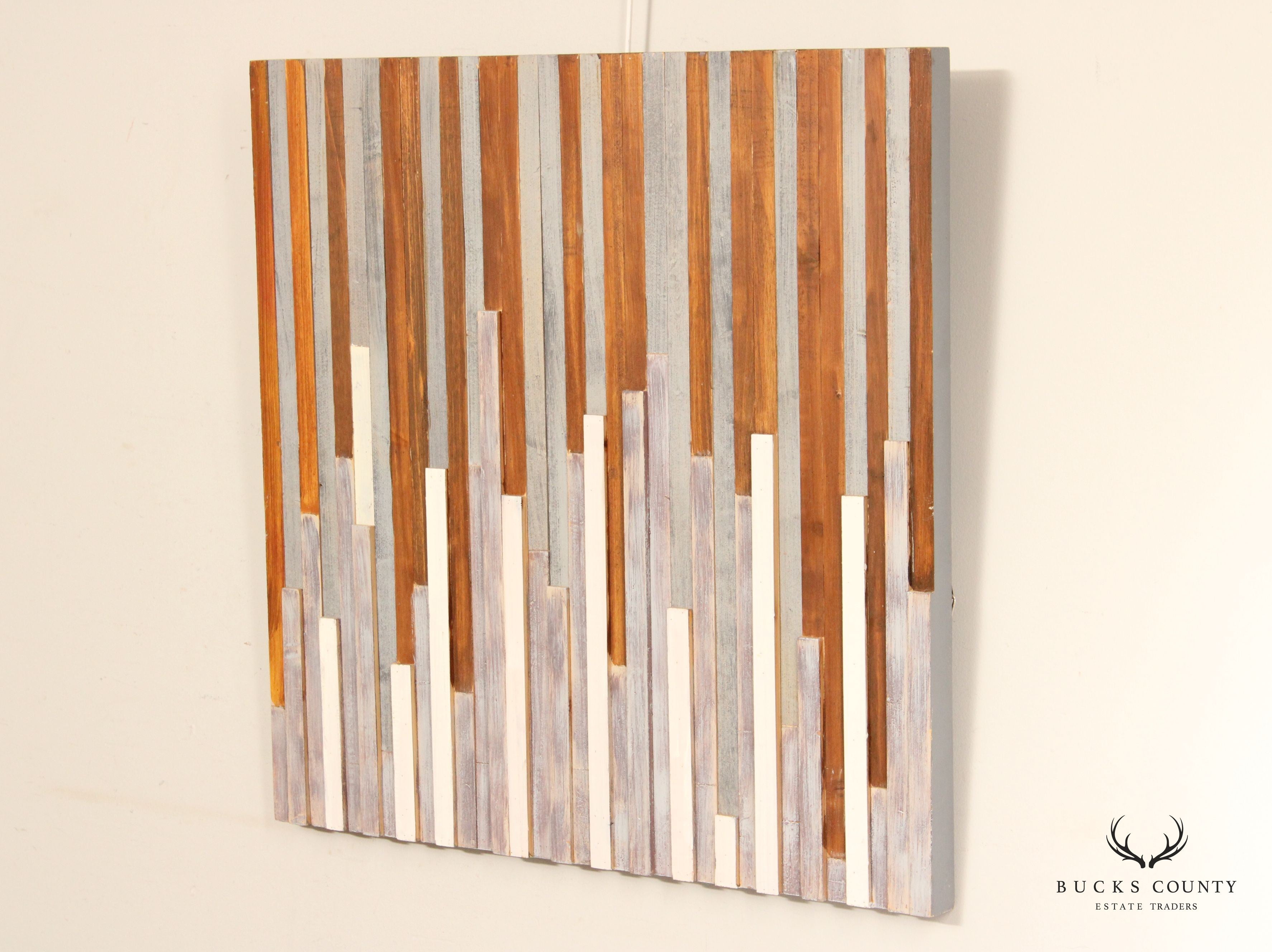 Postmodern Reclaim Wood Decorative Wall Panel