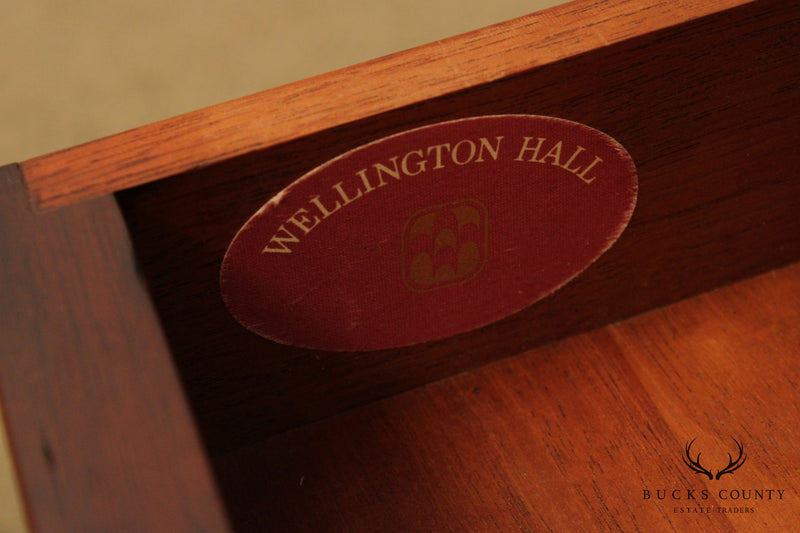 Wellington Hall Solid Mahogany Regency Style Canterbury Magazine Rack