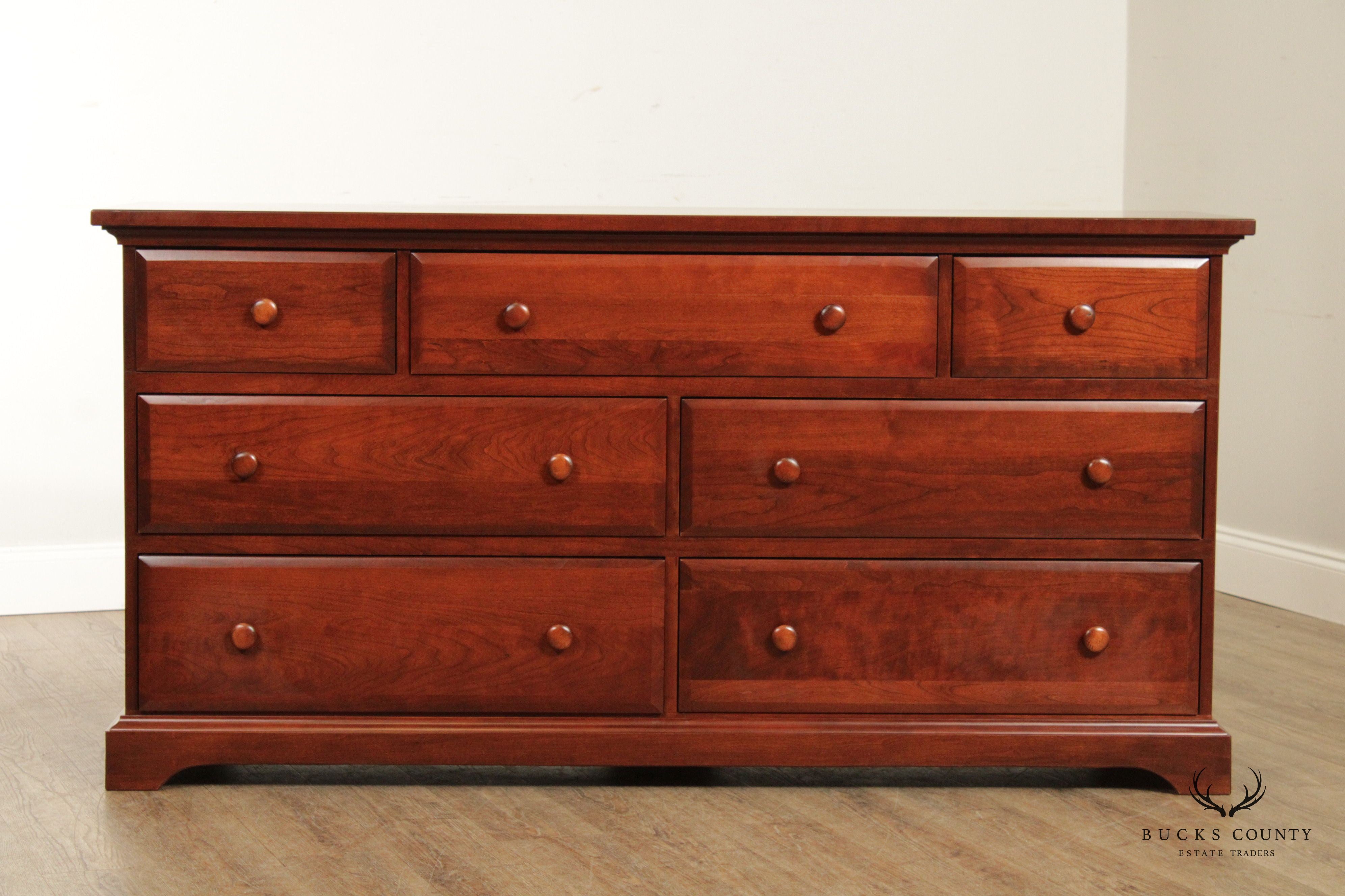 Hunt Country Furniture Cherry 'Fairfield' Long Chest of Drawers