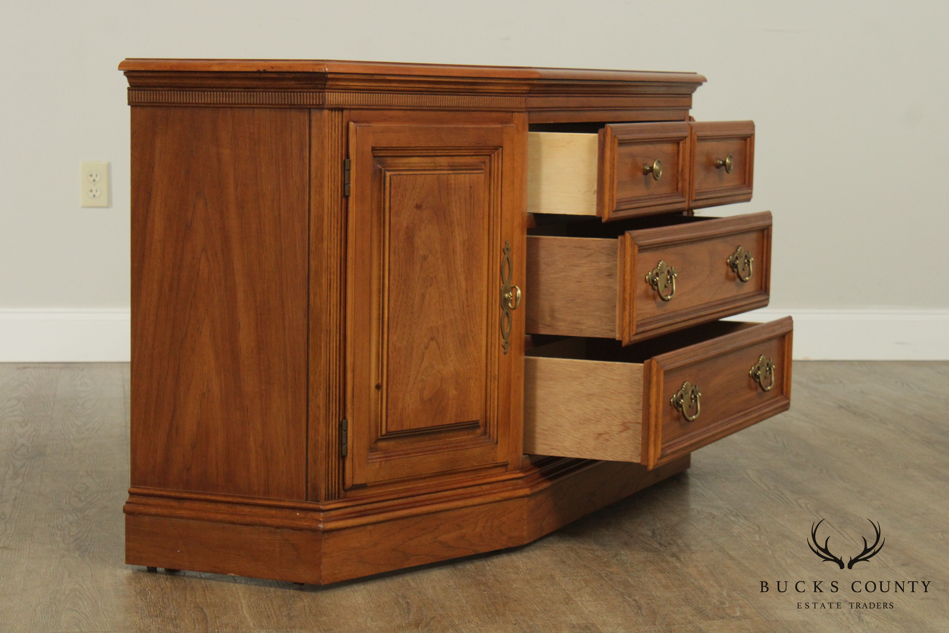 Lexington Grand Tour Collection Pecan Wood Buffet Sideboard