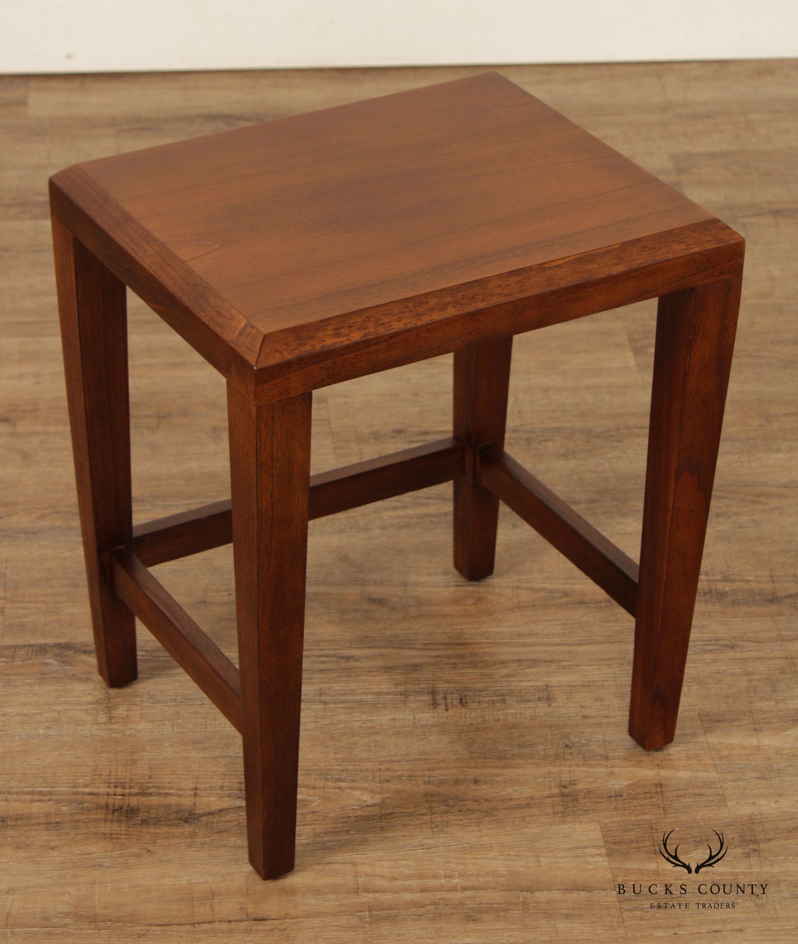 Crate & Barrel Contemporary Wood End Table