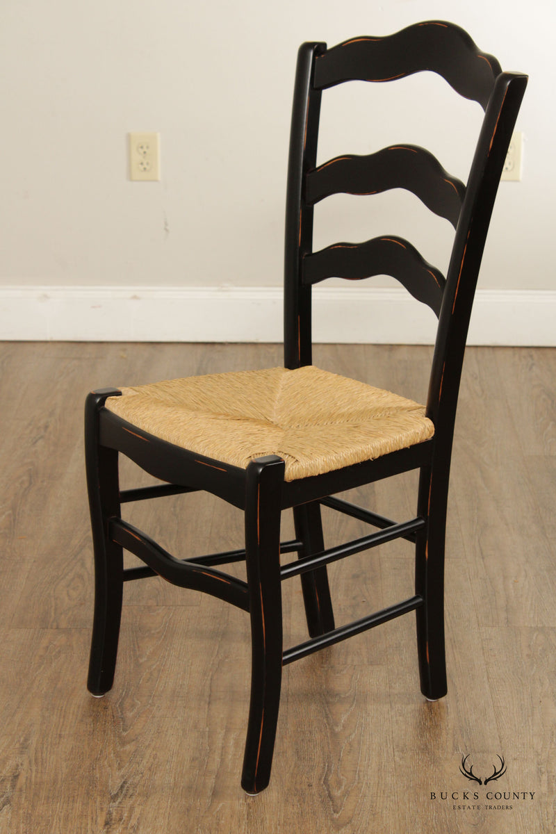 Pottery Barn French Country Style Set Eight 'Dana' Dining Chairs