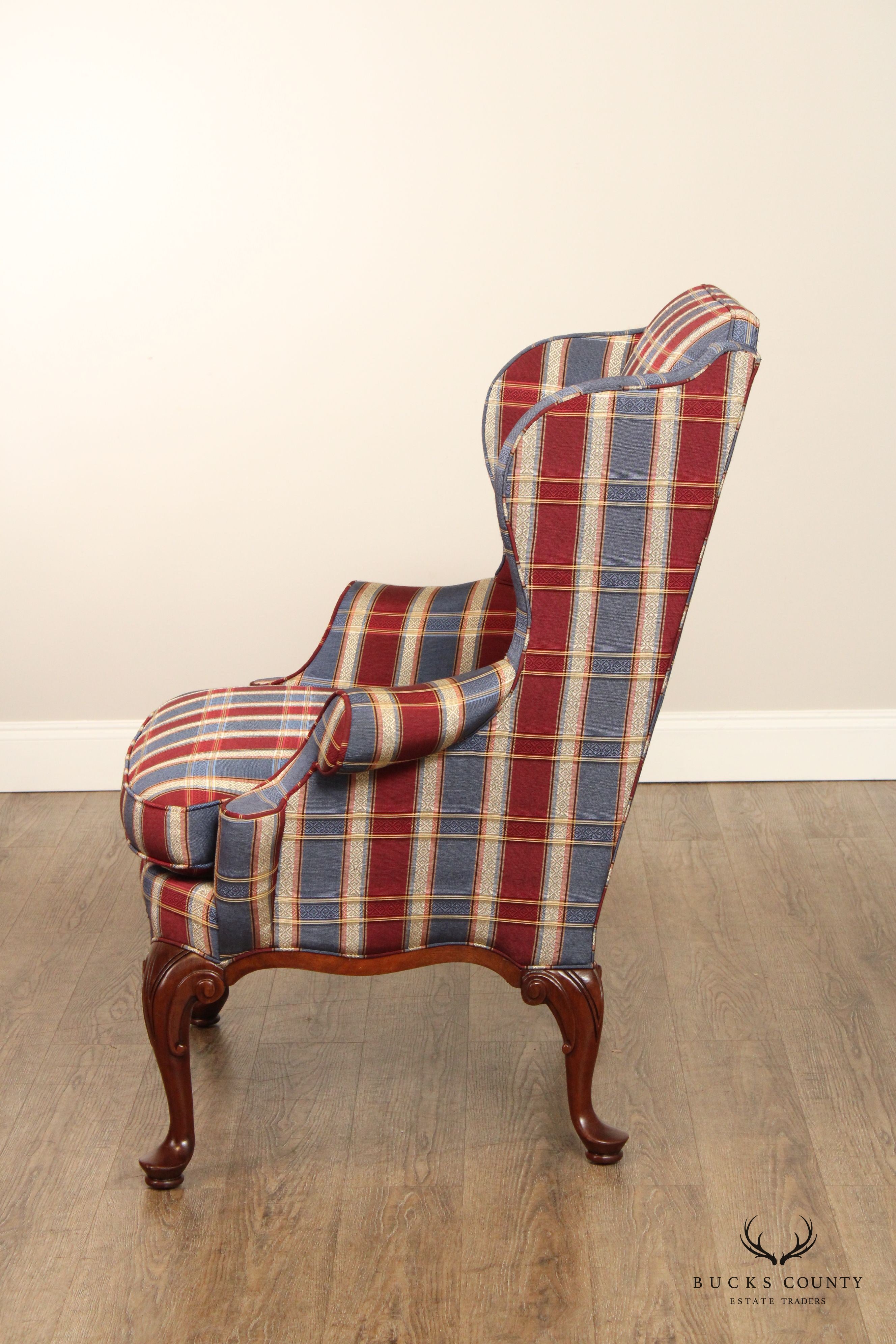 Southwood Georgian Style Wing Back Chair