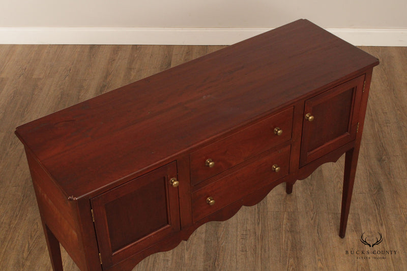 Early American Style Custom Quality Cherry Sideboard Server
