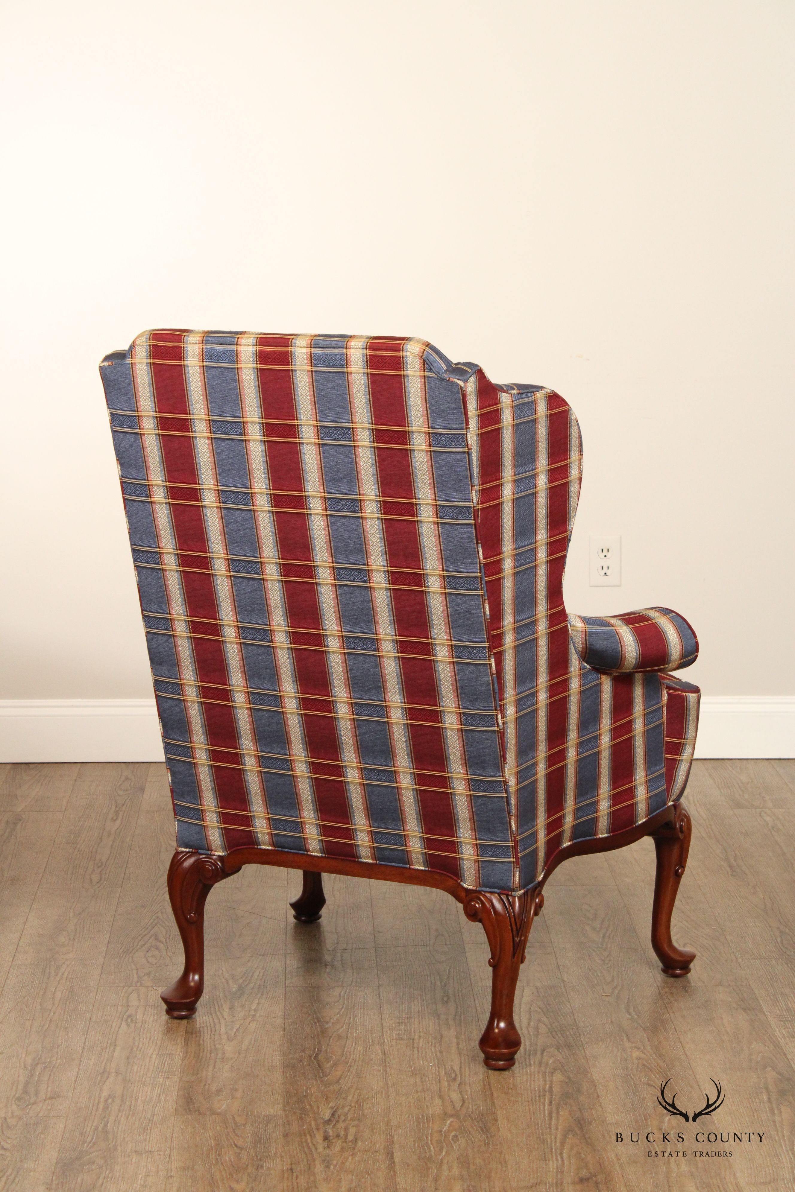 Southwood Georgian Style Wing Back Chair