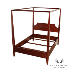 Williams Sonoma Transitional Style Queen Cherry Canopy Bed