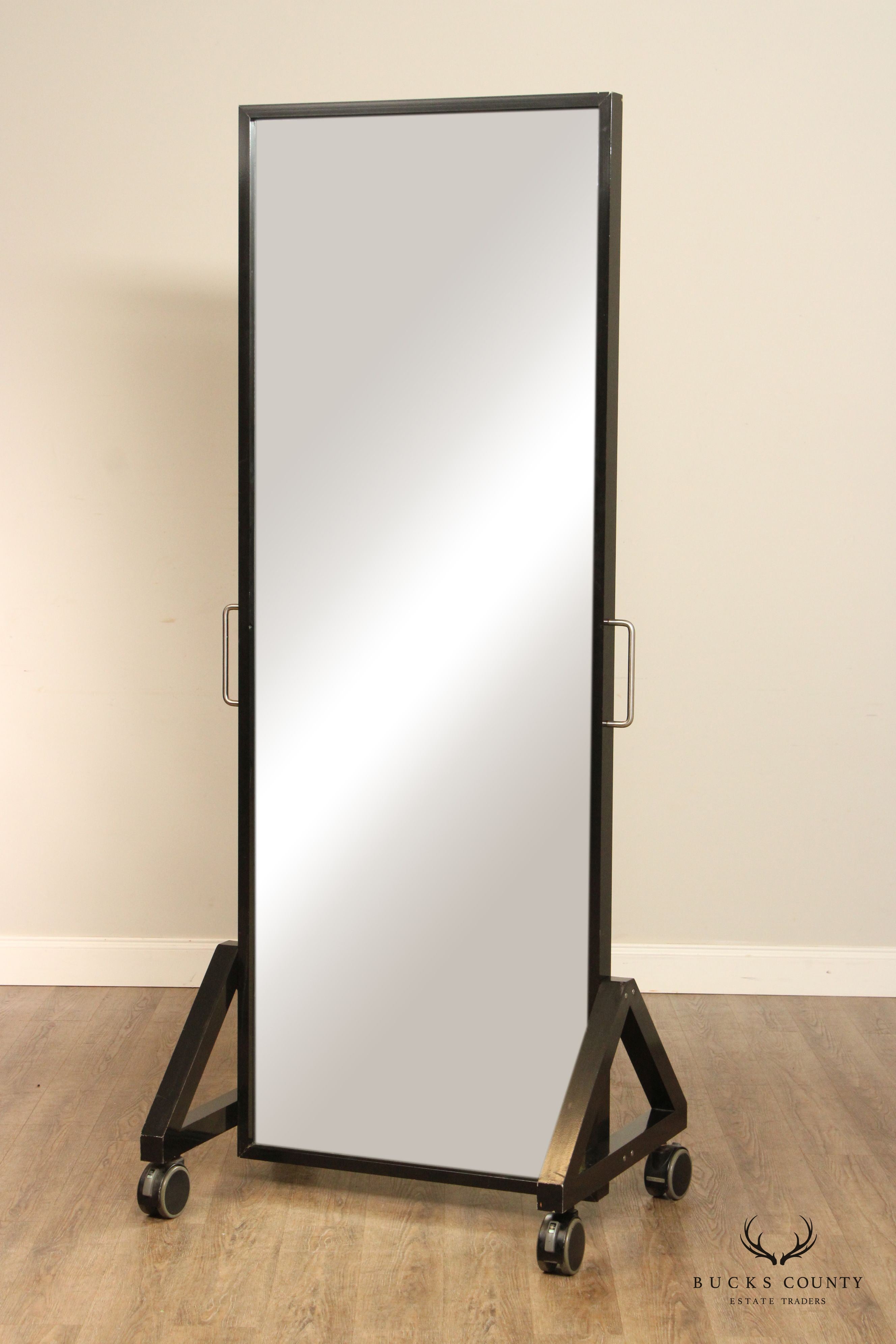 Industrial Style Oversized Floor Mirror