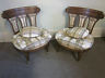 Mastercraft Pair of Hollywood Regency Slipper Lounge Chairs