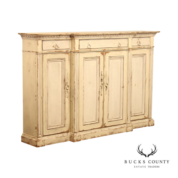 Habersham Provincial Style Painted Sideboard Credenza
