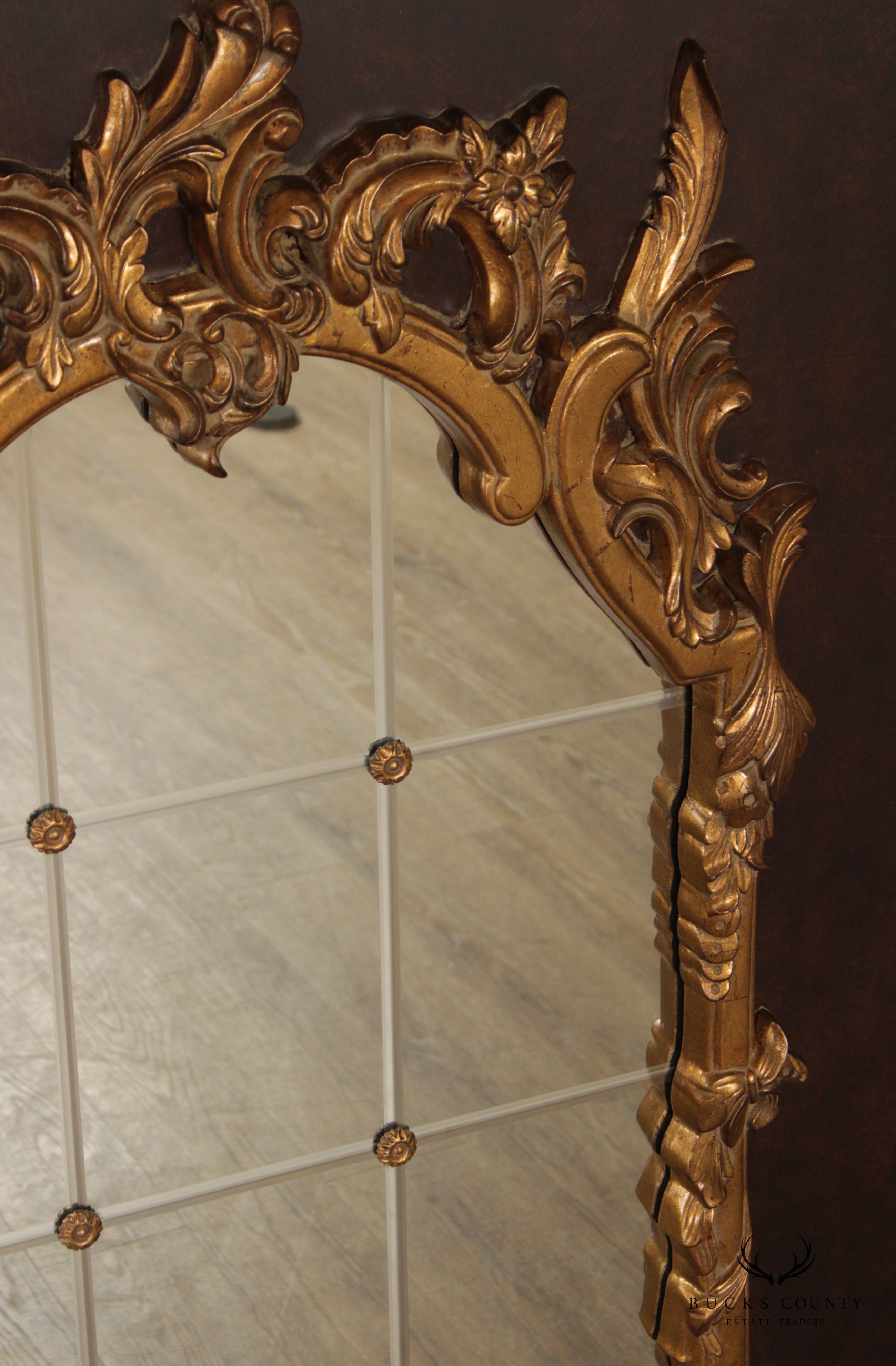 Bassett Rococo Style Giltwood Wall Mirror