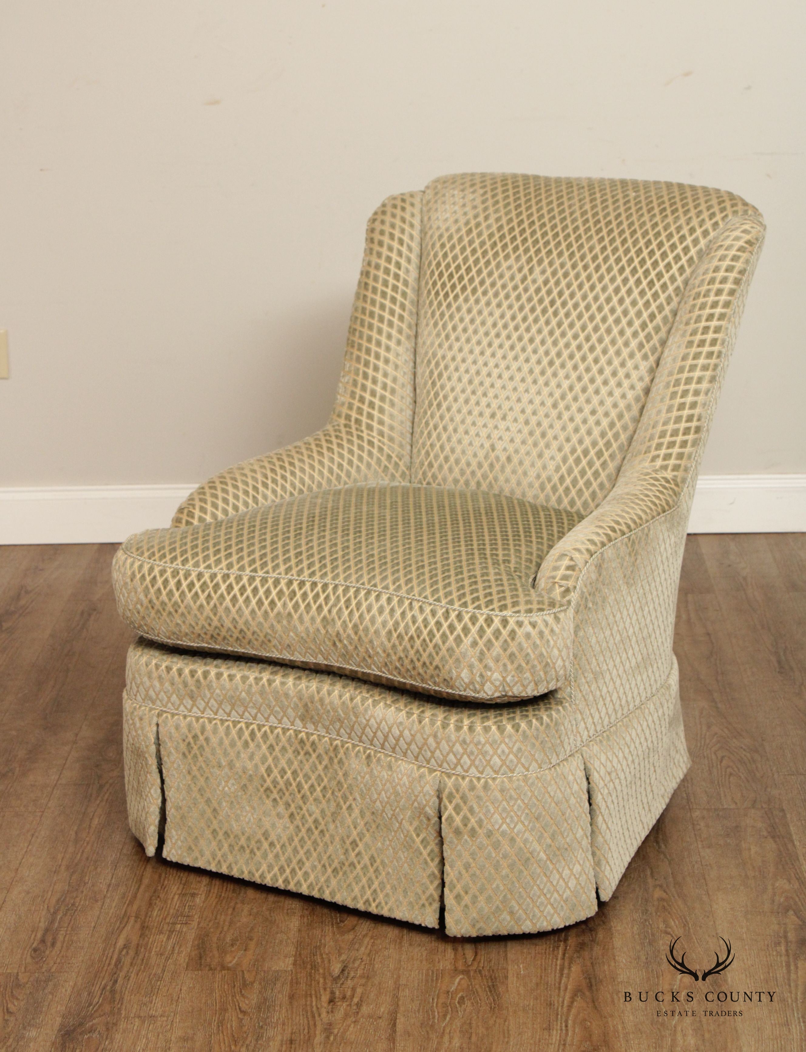 Southwood Pair of Custom Upholstered Host Lounge Chairs