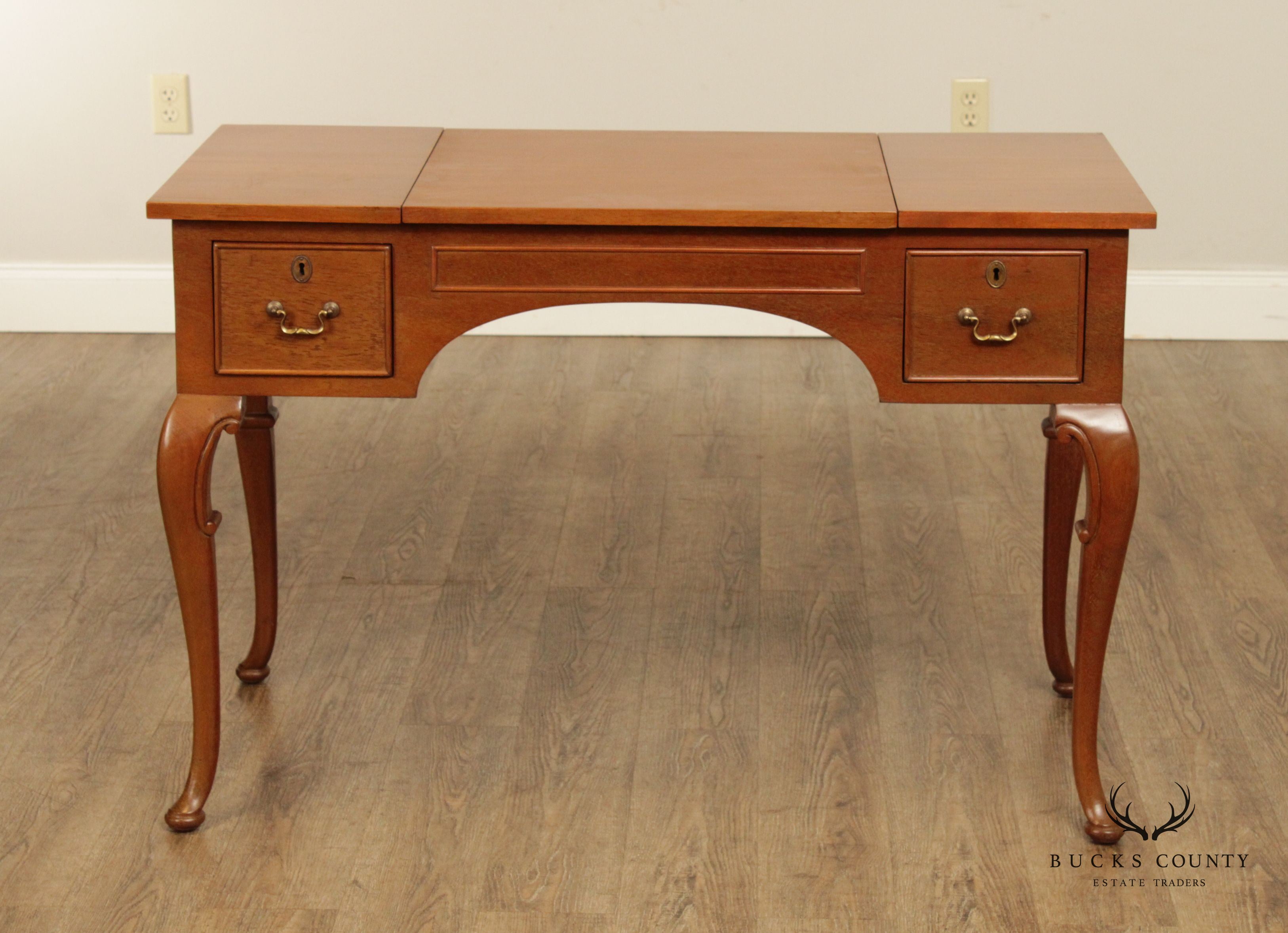 Tradition HouseVintage Mahogany Game Table and Writing Desk