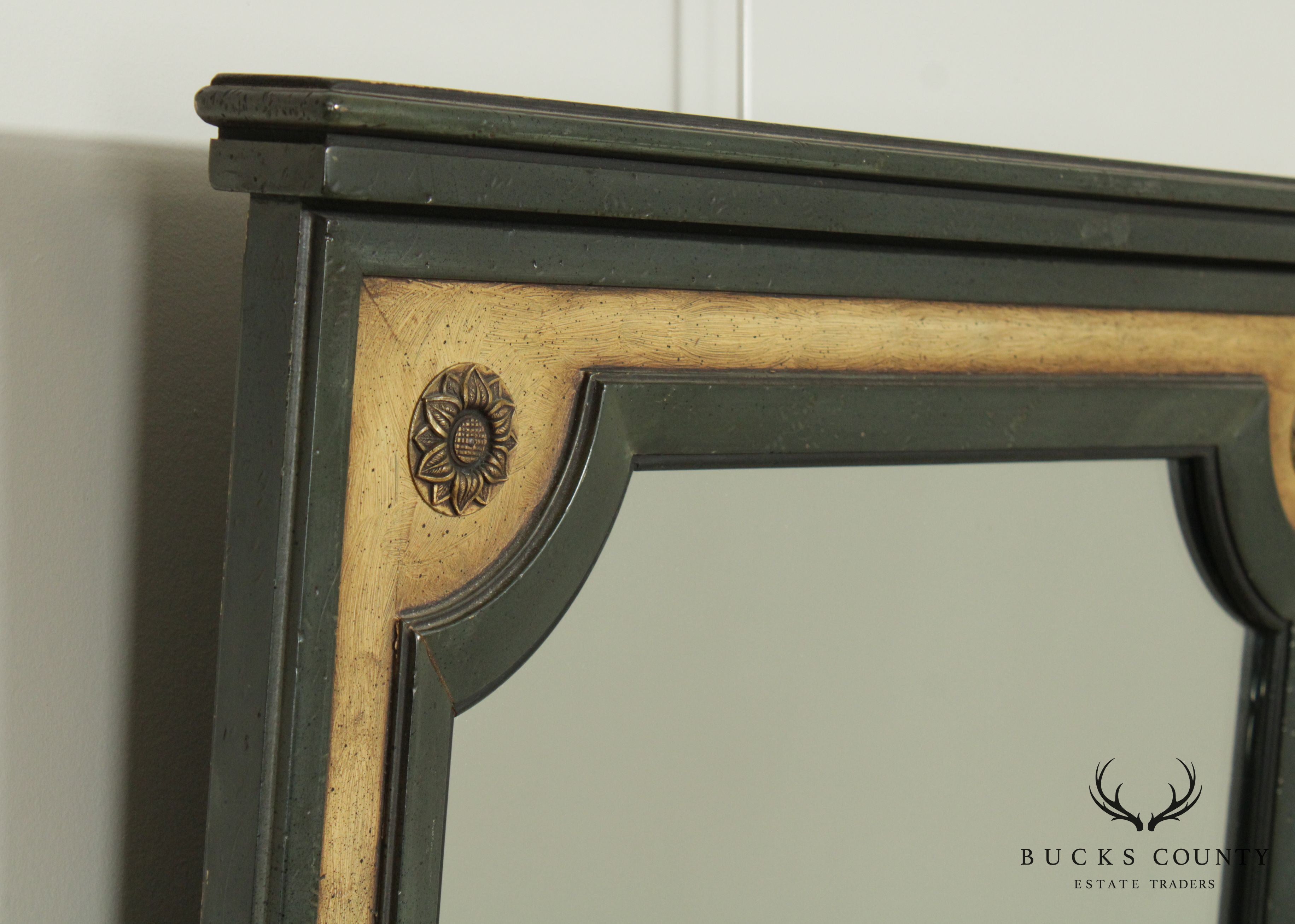 Quality French Directoire Style Wall Mirror with Candle Holders