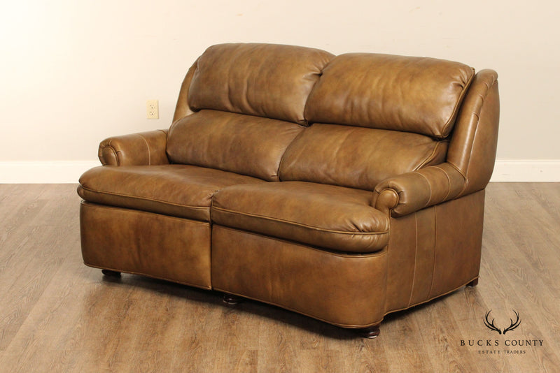 Hancock & Moore Leather Reclining Loveseat Sofa