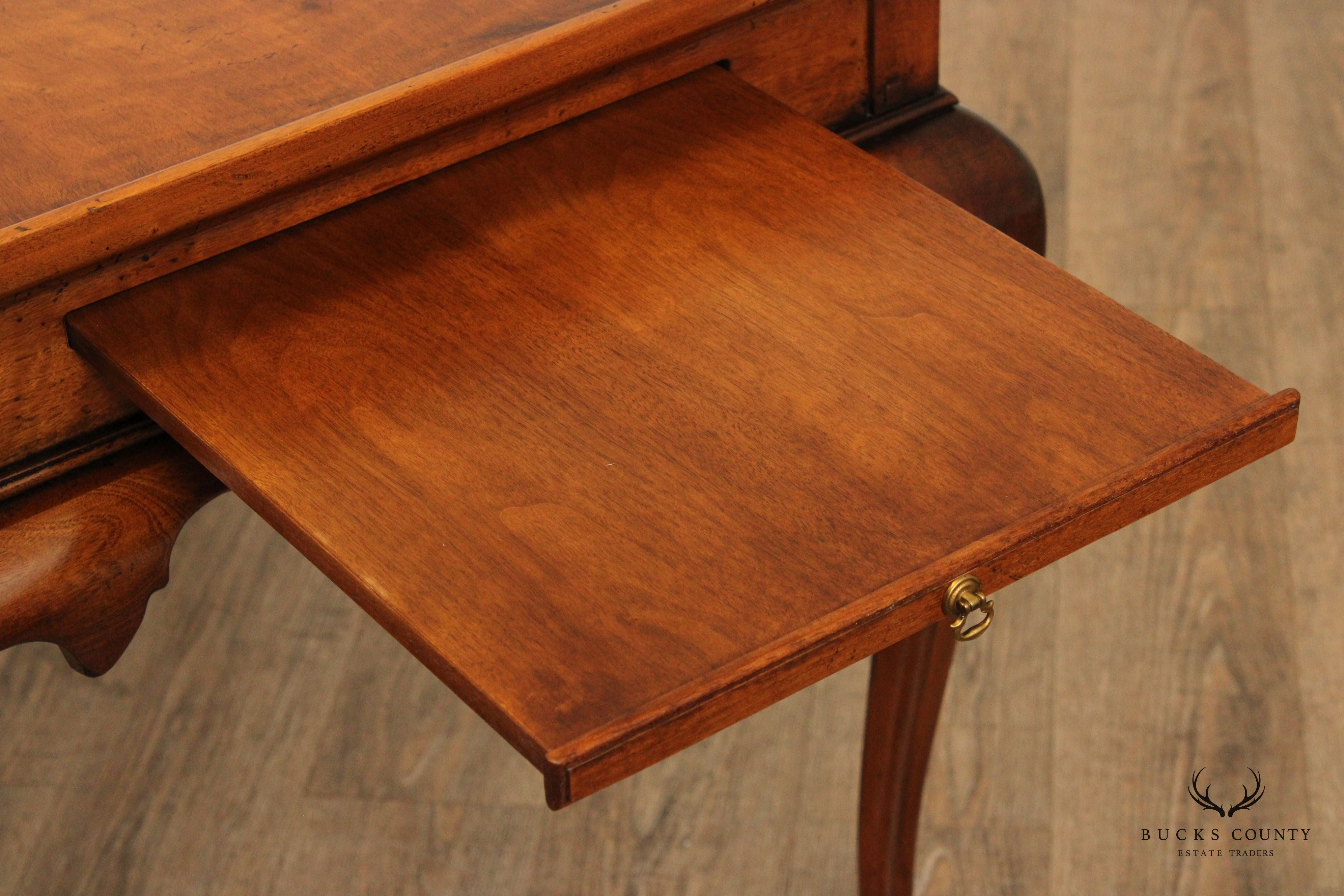 Ralph Lauren Queen Anne Style Walnut Tea Table