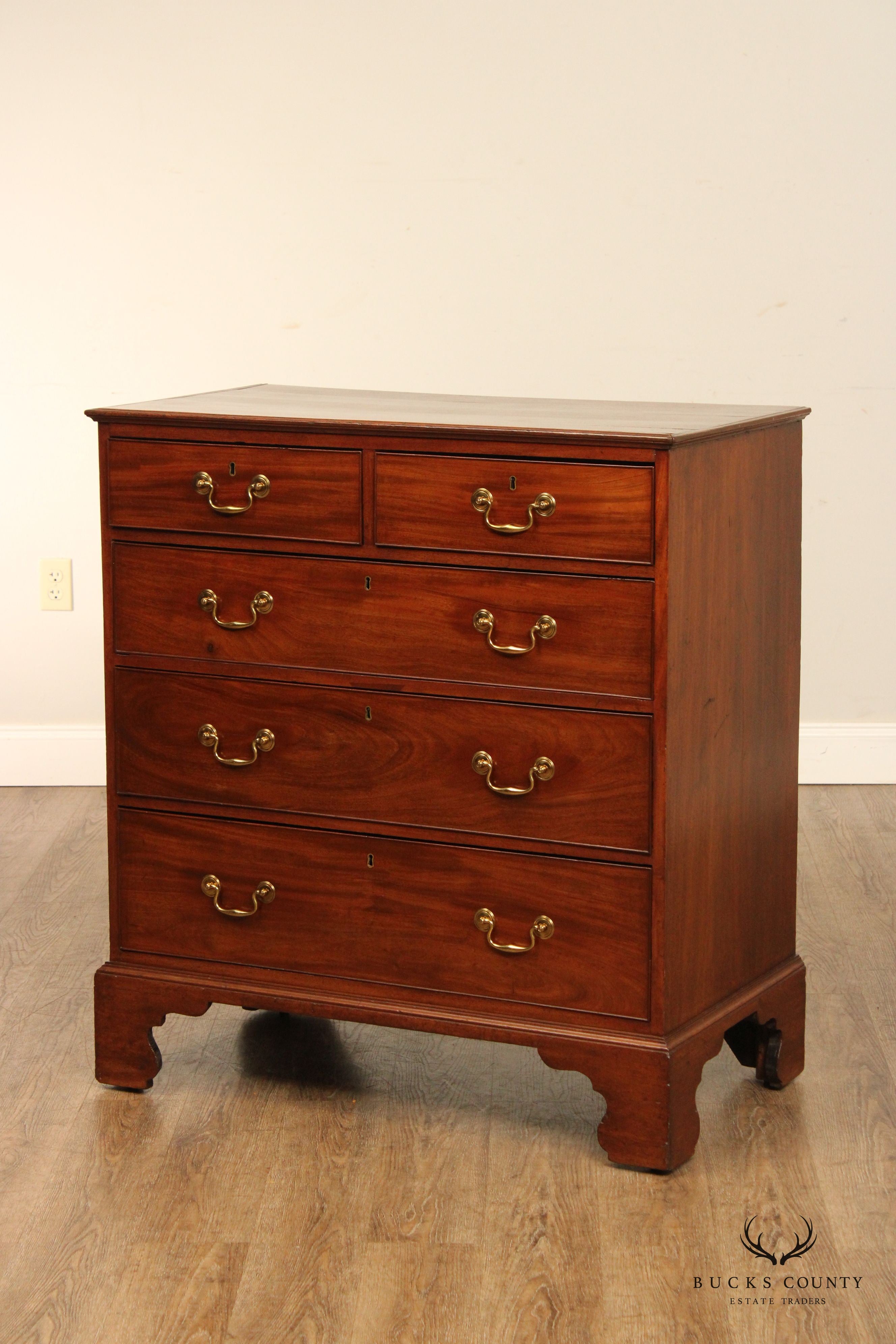 English Chippendale Mahogany Chest of Drawers