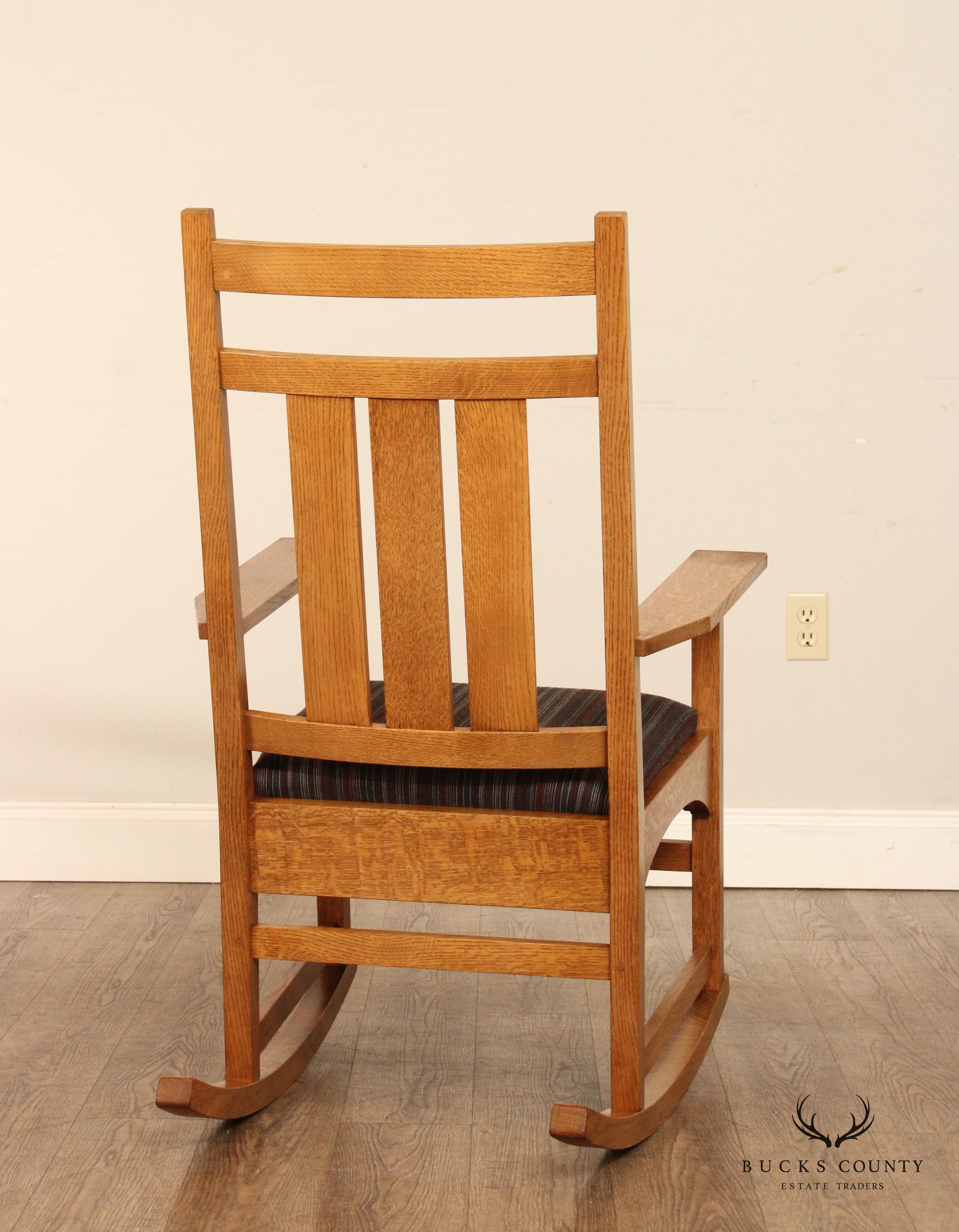 Stickley Mission Collection Harvey Ellis Oak Rocking Chair