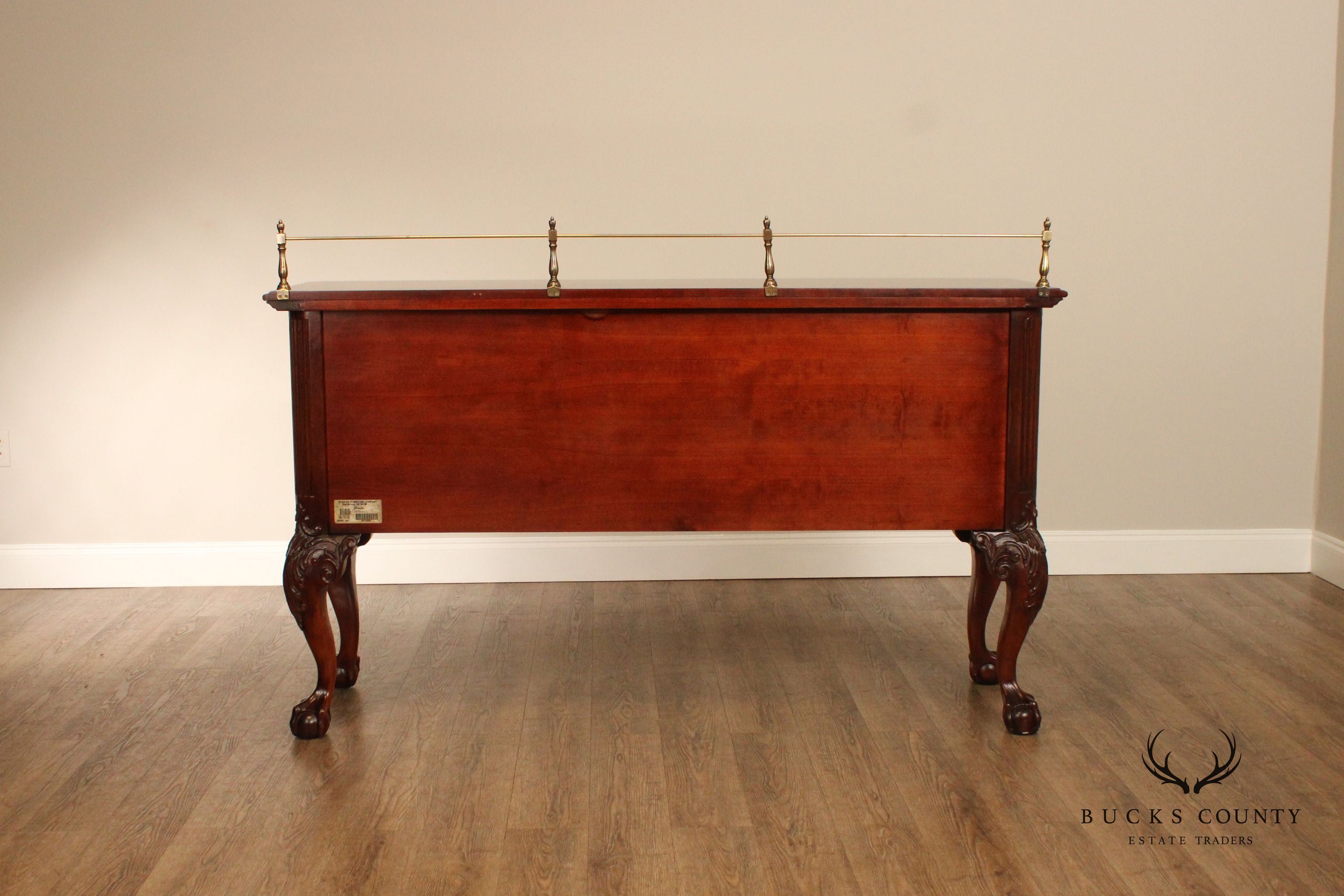 Stanley Furniture Chippendale Style Mahogany Sideboard