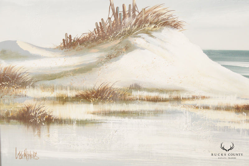 Lee Reynolds Coastal Beach Landscape Large Original Painting