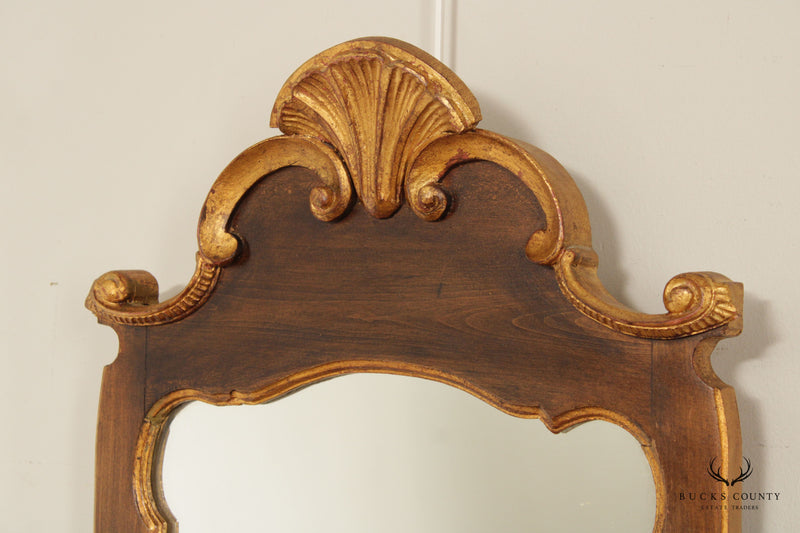 Florentia Italian Rococo Style Carved Wood Pier Mirror
