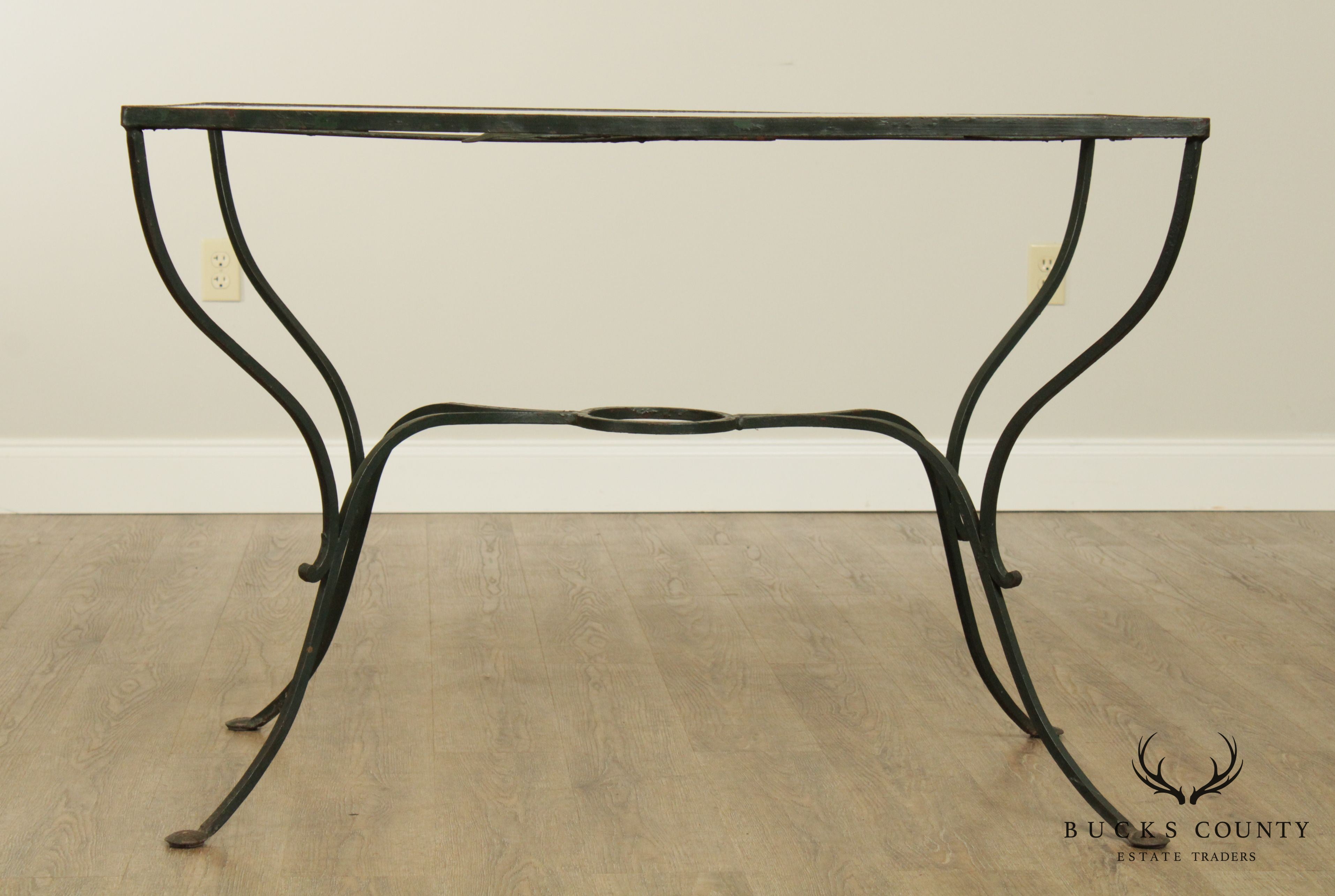 Salterini Wrought Iron Vintage Patio, Garden Dining Table