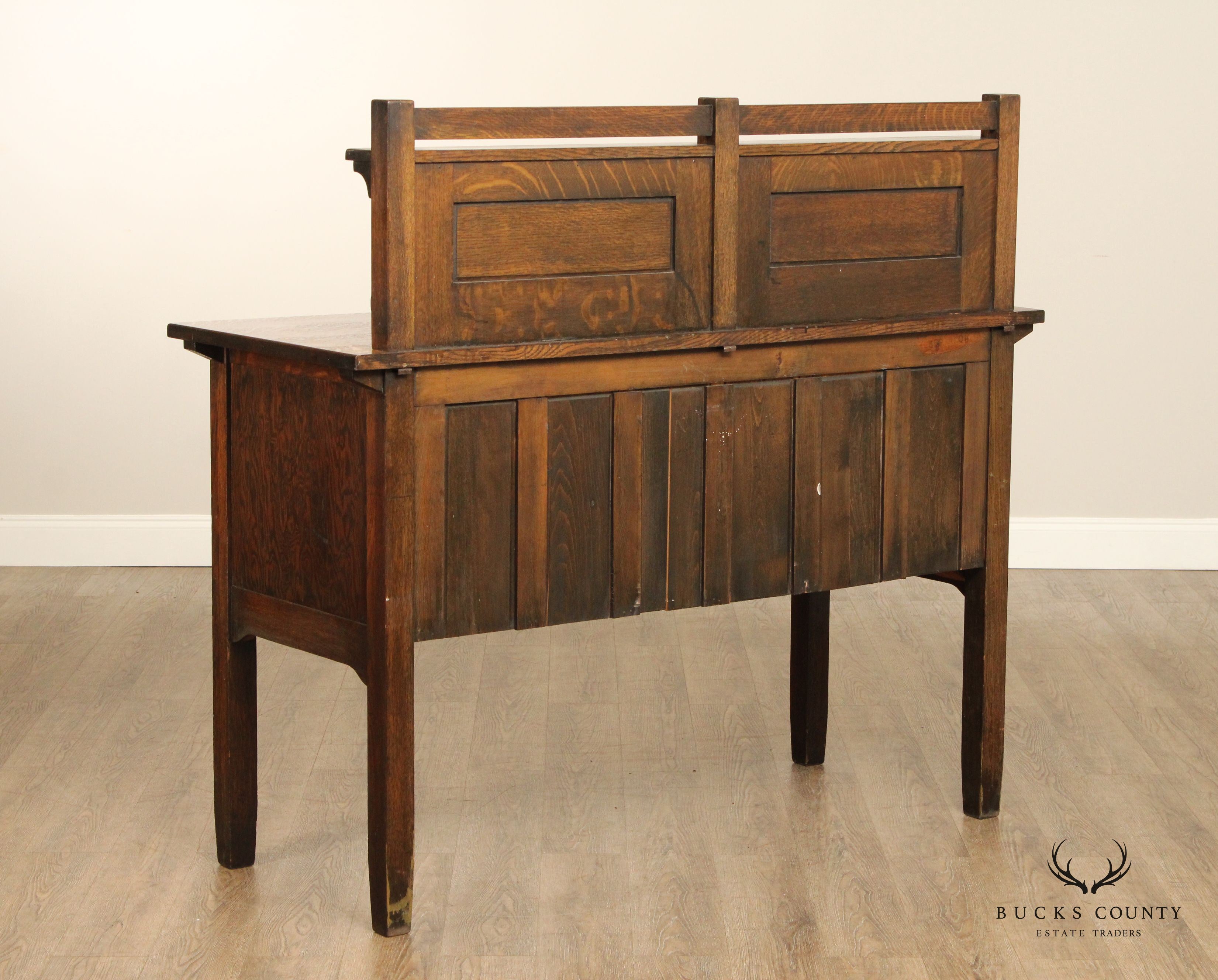 STICKLEY BROTHERS ANTIQUE MISSION OAK SIDEBOARD