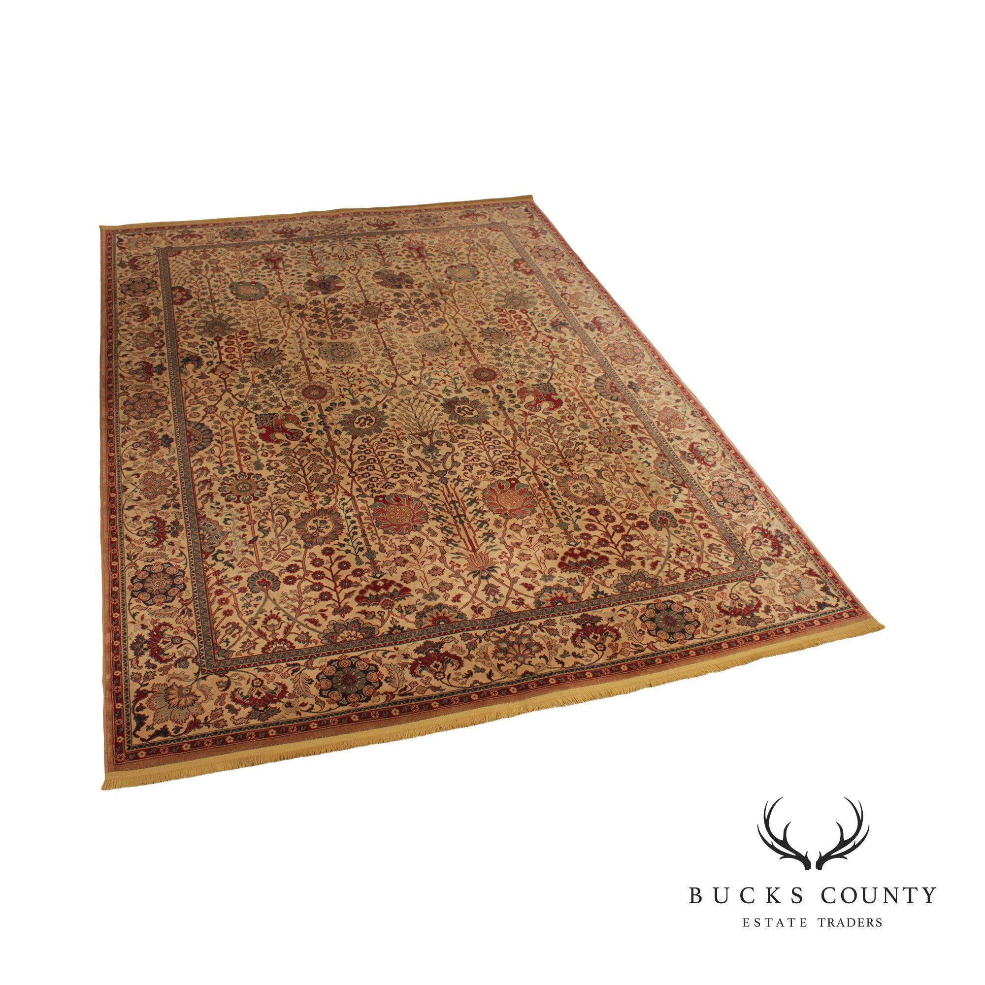 Karastan Rubaiyat 'Agra Ivory' 8' 2 inch x 11' 6 inch Wool Area Rug