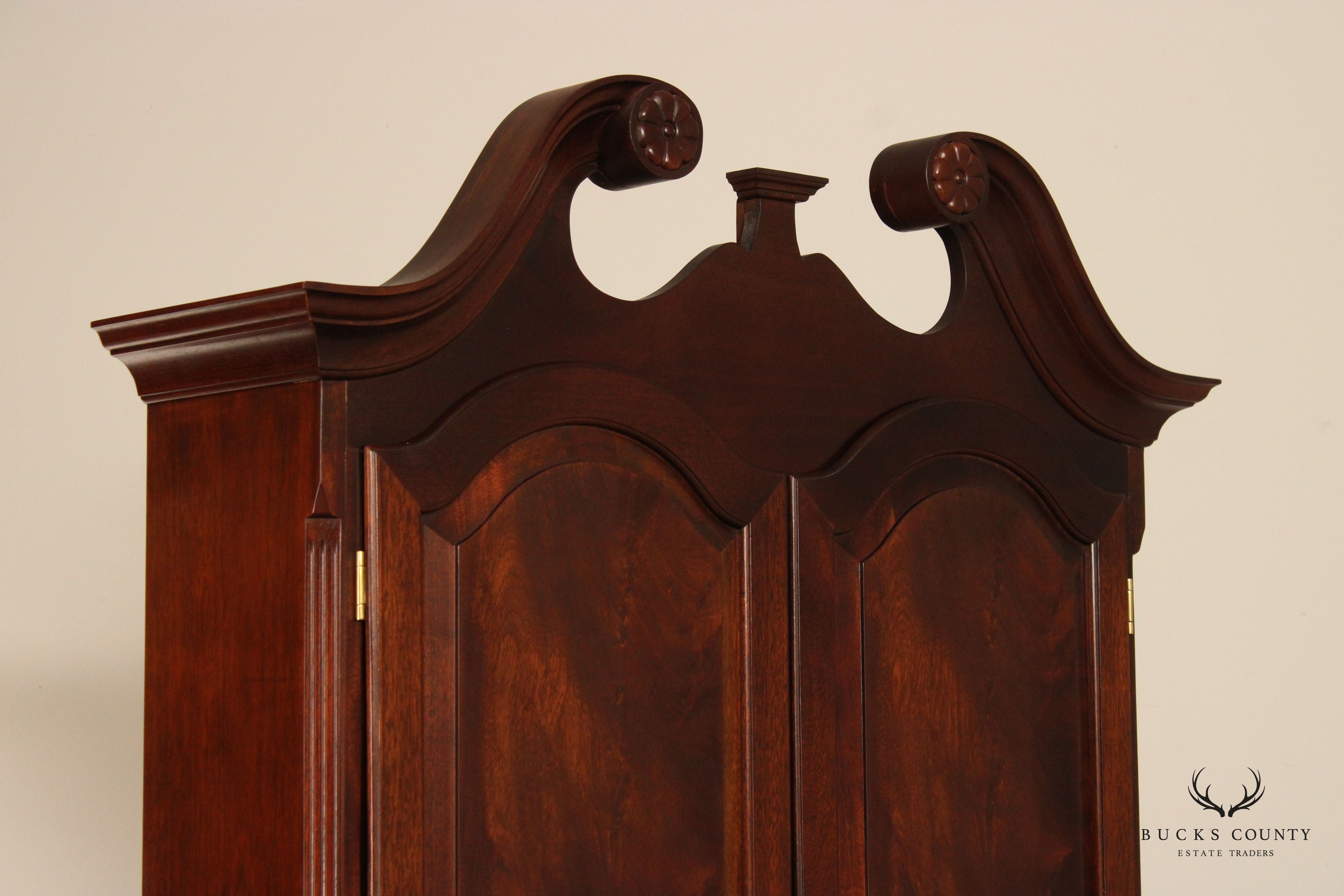 Chippendale Style High Quality Mahogany Secretary Desk