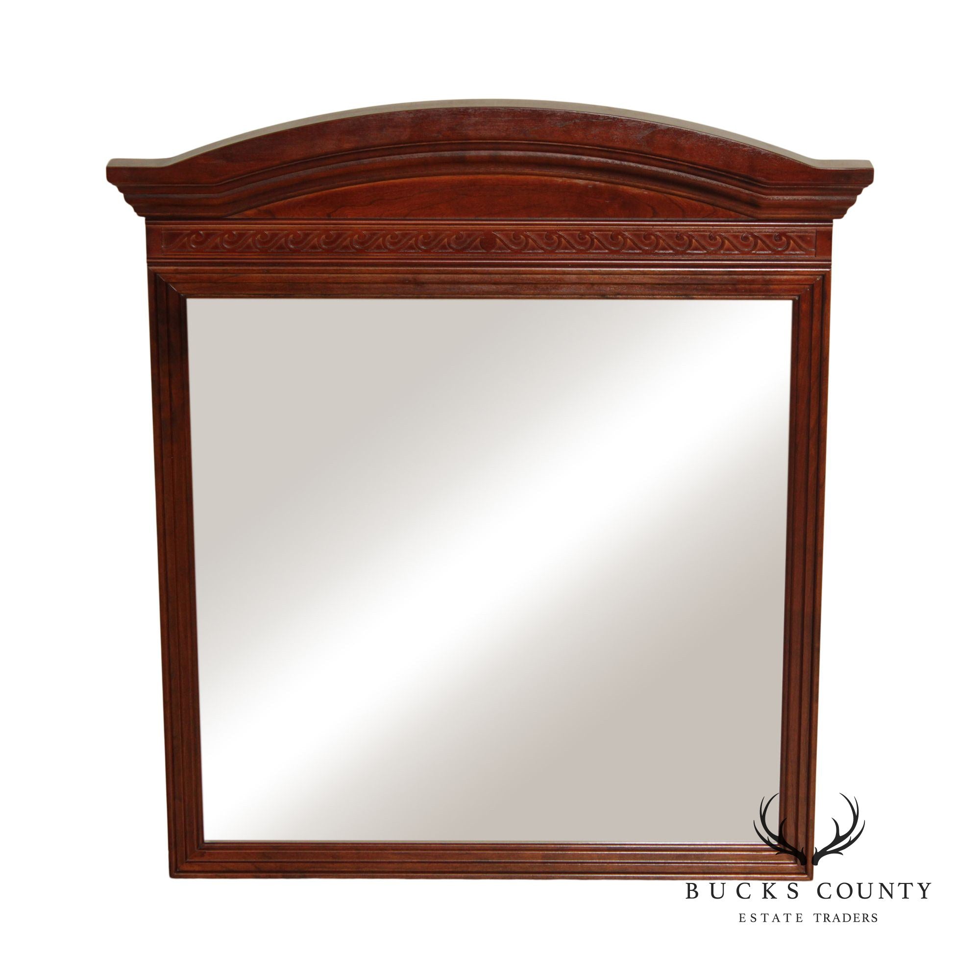 Pennsylvania House Cherry Frame Dresser or Over-Mantel Wall Mirror