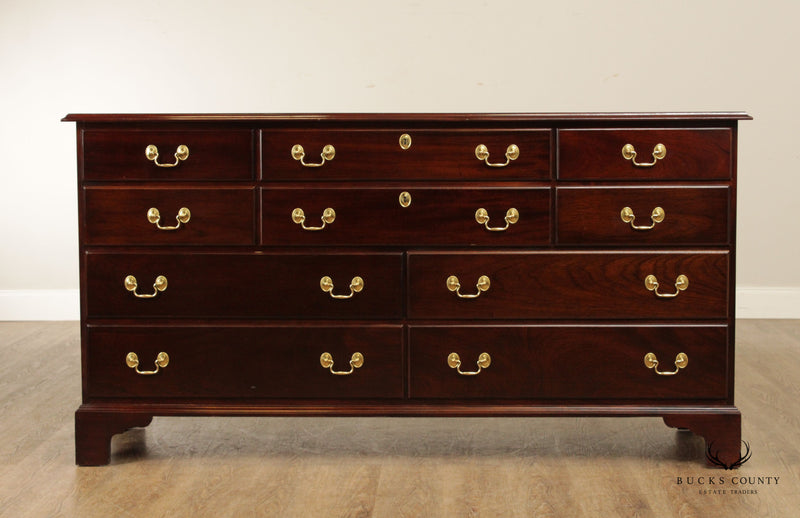 Stickley Chippendale Style Mahogany Long Dresser