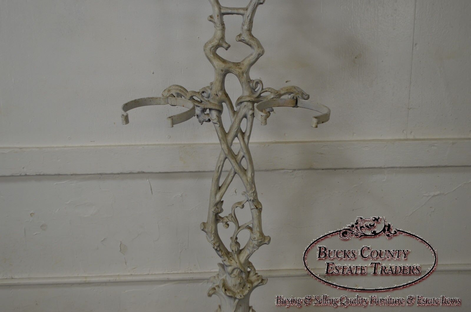 Antique 19th Century Victorian Cast Iron Hall Stand