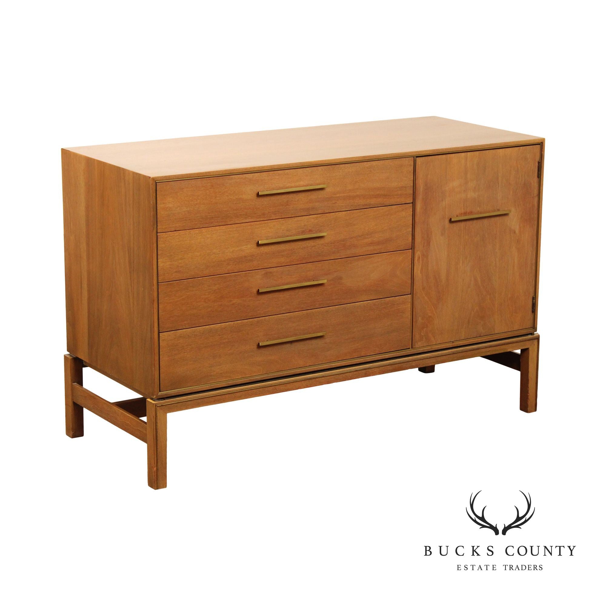 Johnson Furniture Mid Century Modern Walnut Sideboard