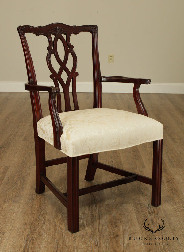 Kindel Mahogany Chippendale Style Armchair (D)