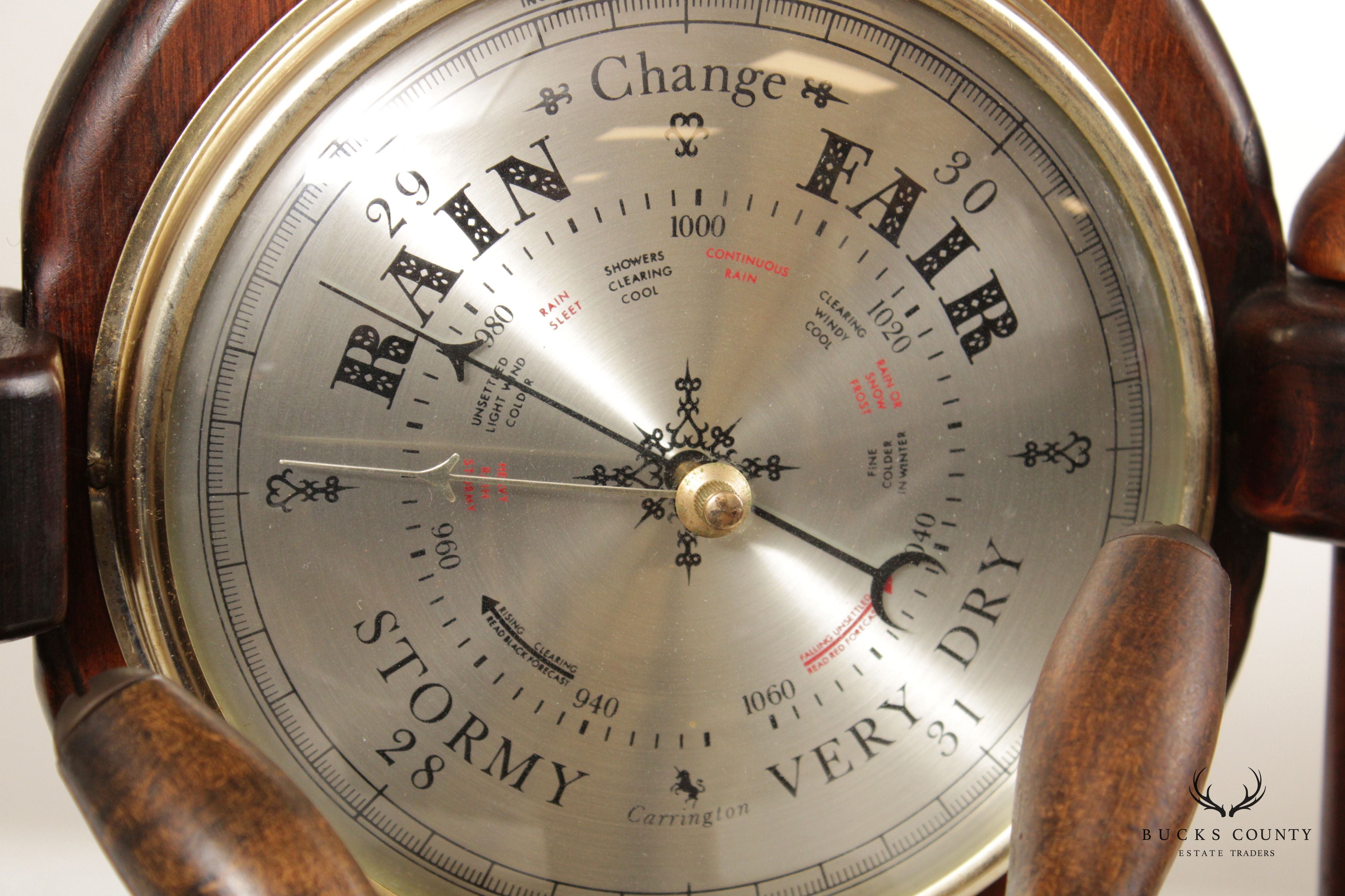 Carrington Nautical Style Barometer