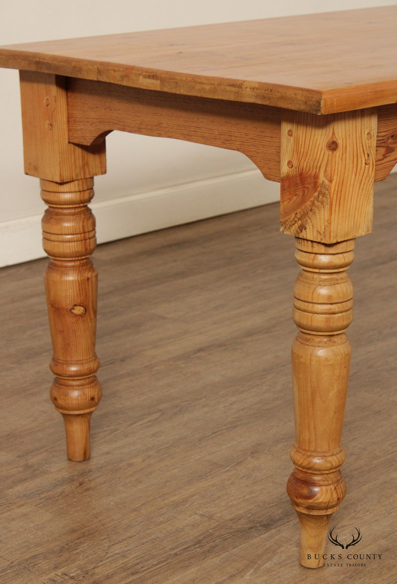 Farmhouse Rustic Style Pine Dining Table
