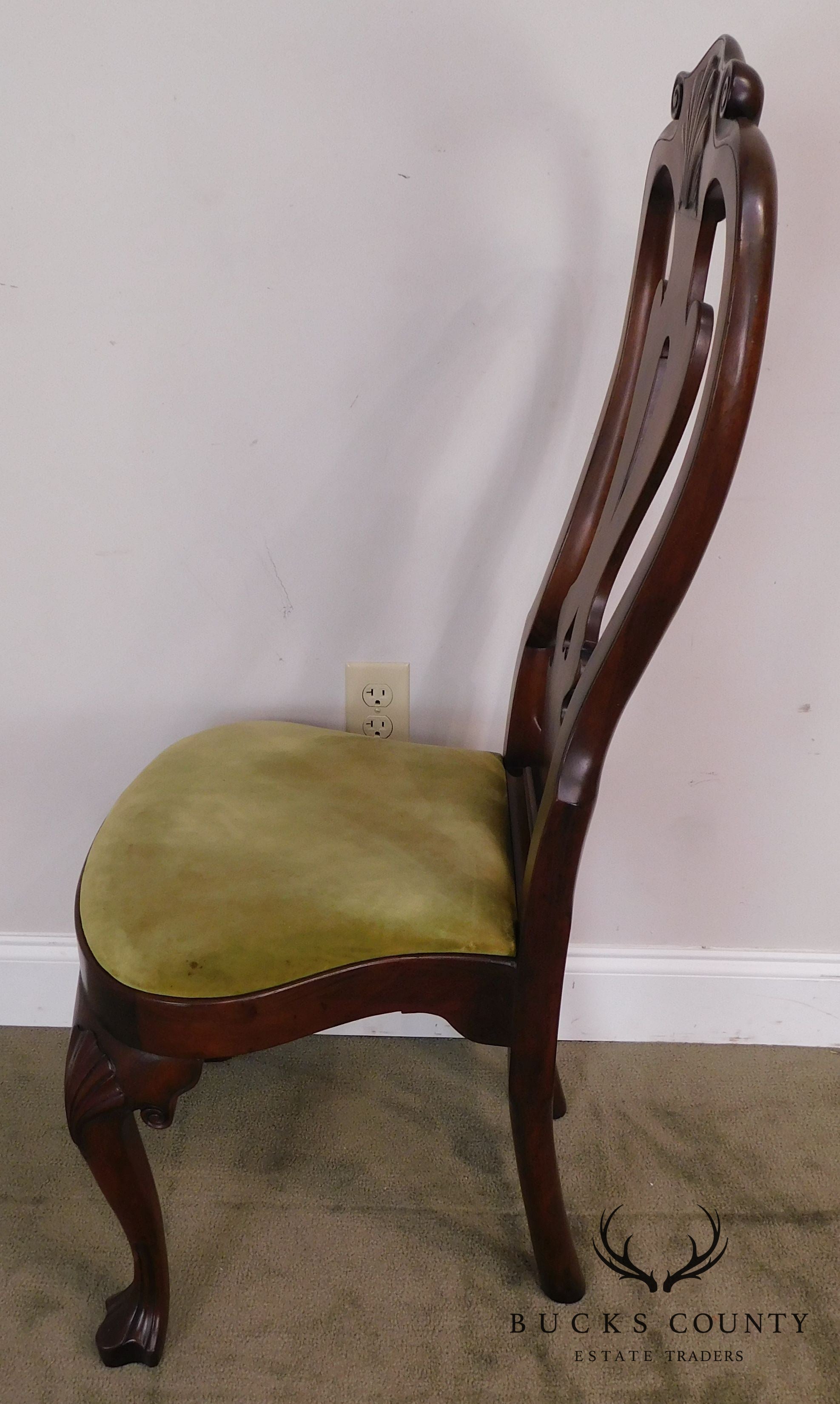 Kittinger CW 146 Mahogany Queen Anne Side Chair