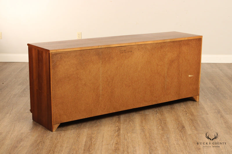 Lane Altavista Mid Century Modern Walnut Triple Dresser