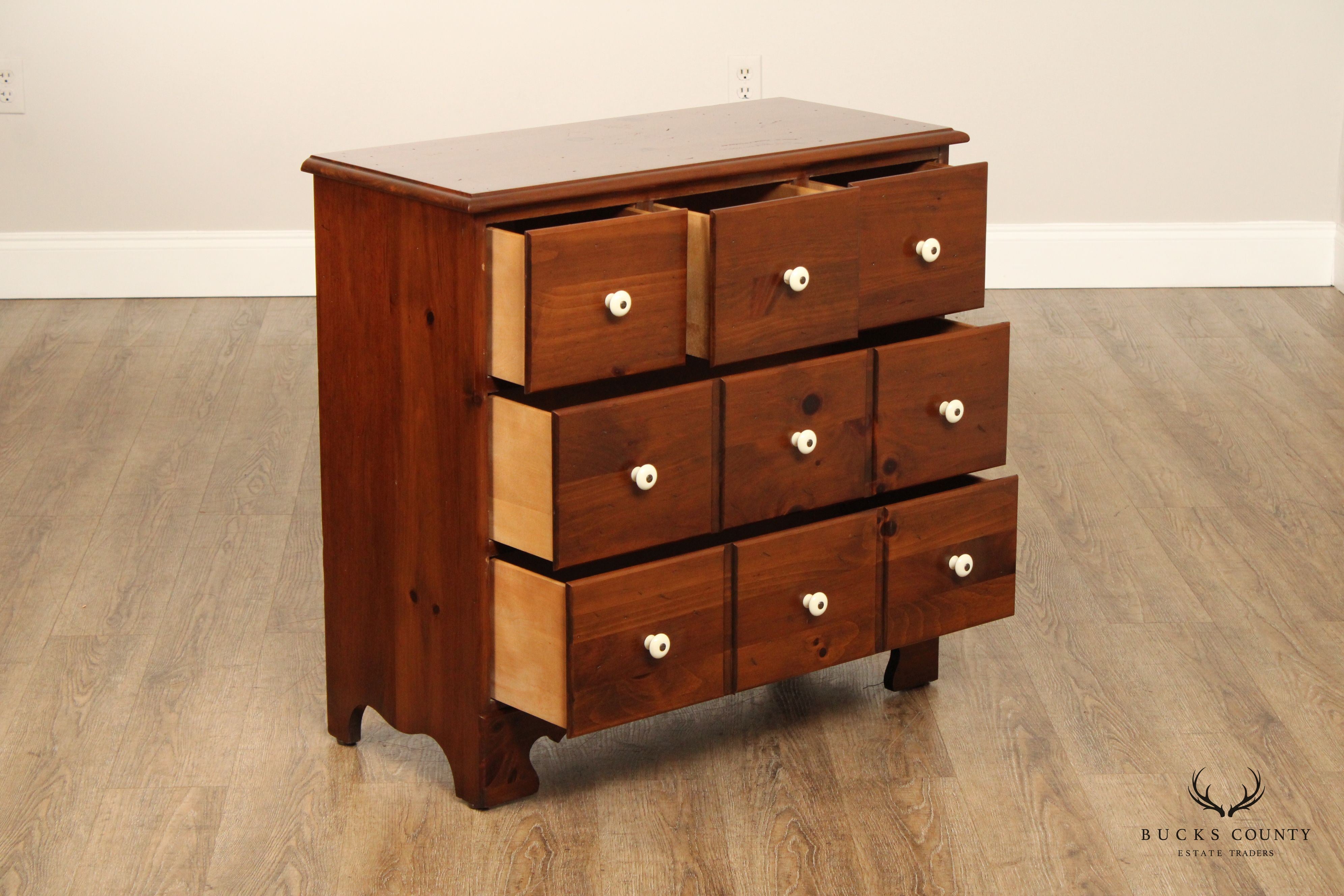 Baumritter Vintage Pine Apothecary Style Accent Chest