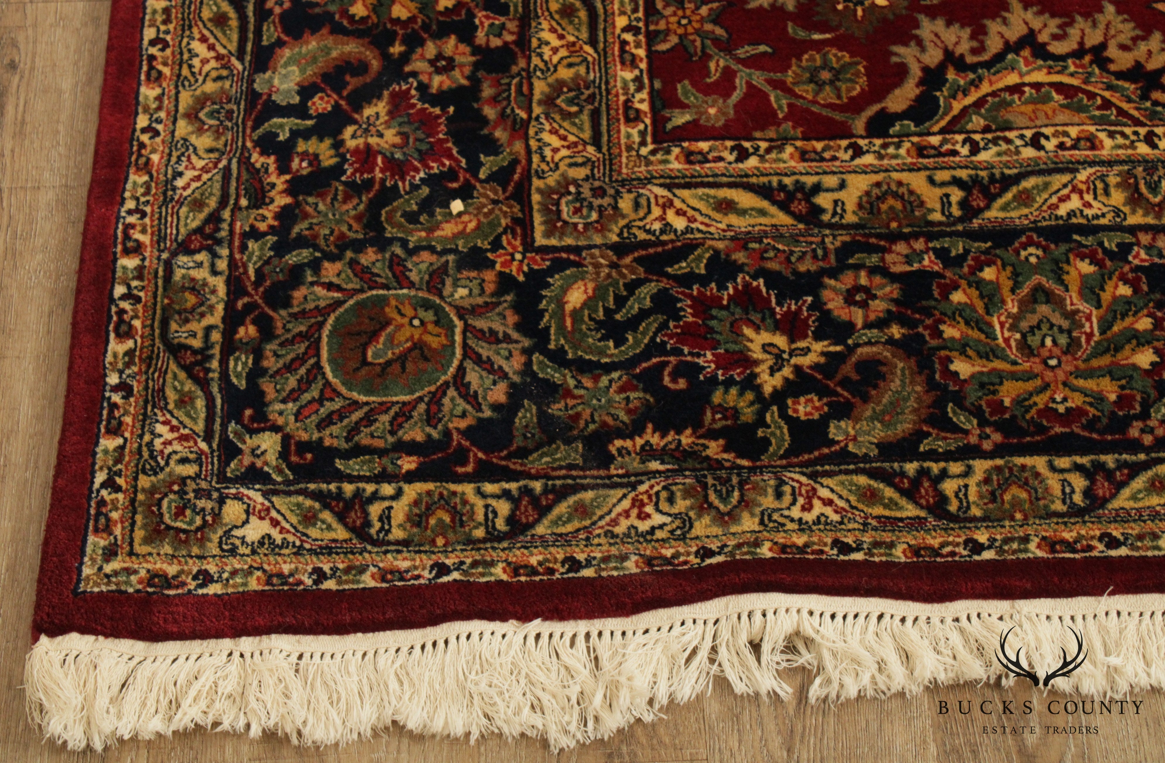 High Quality Indo Sarouk 10'2 inch x 7'10 inch Wool Rug