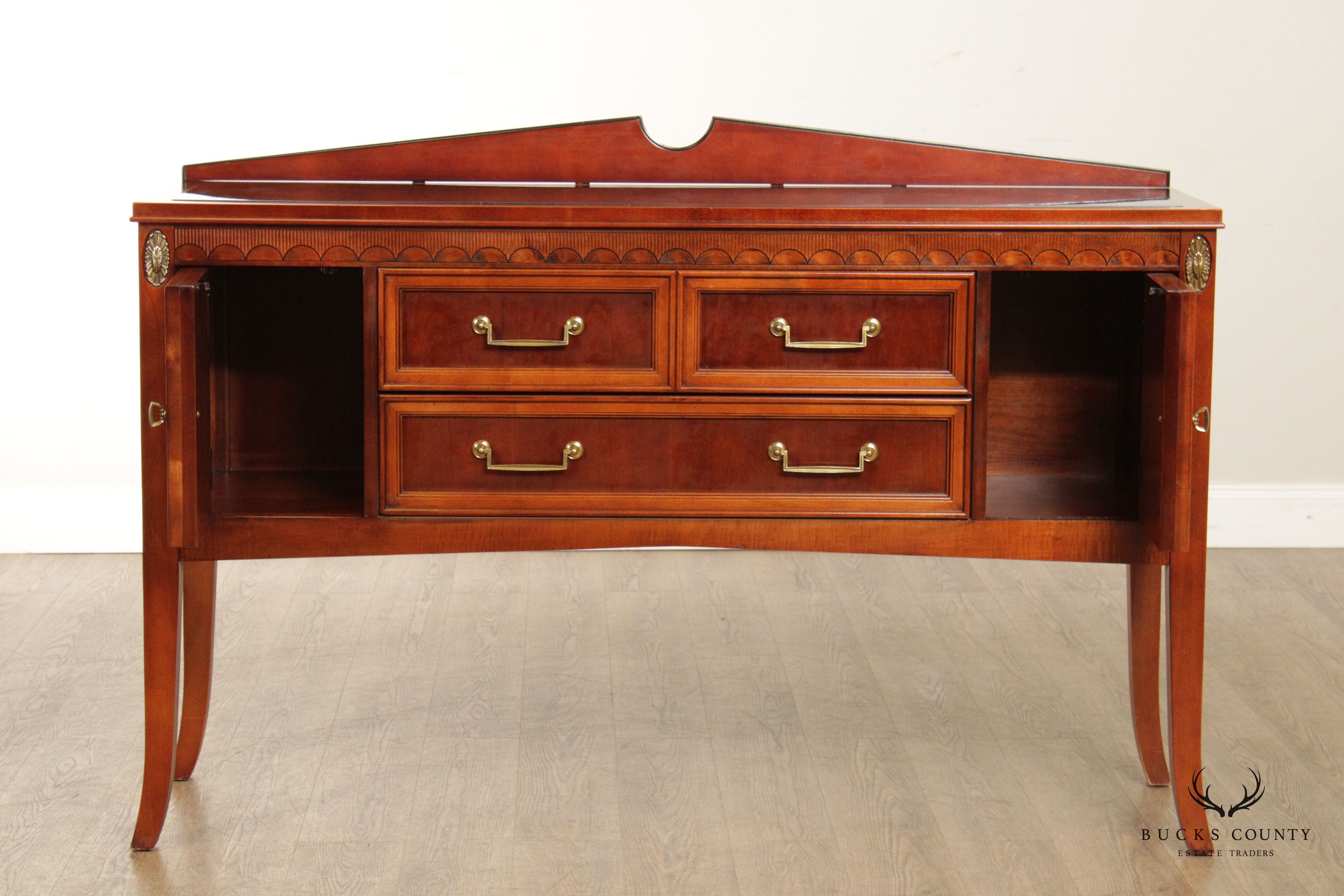 Stanley Furniture Neoclassical Style Cherry Sideboard