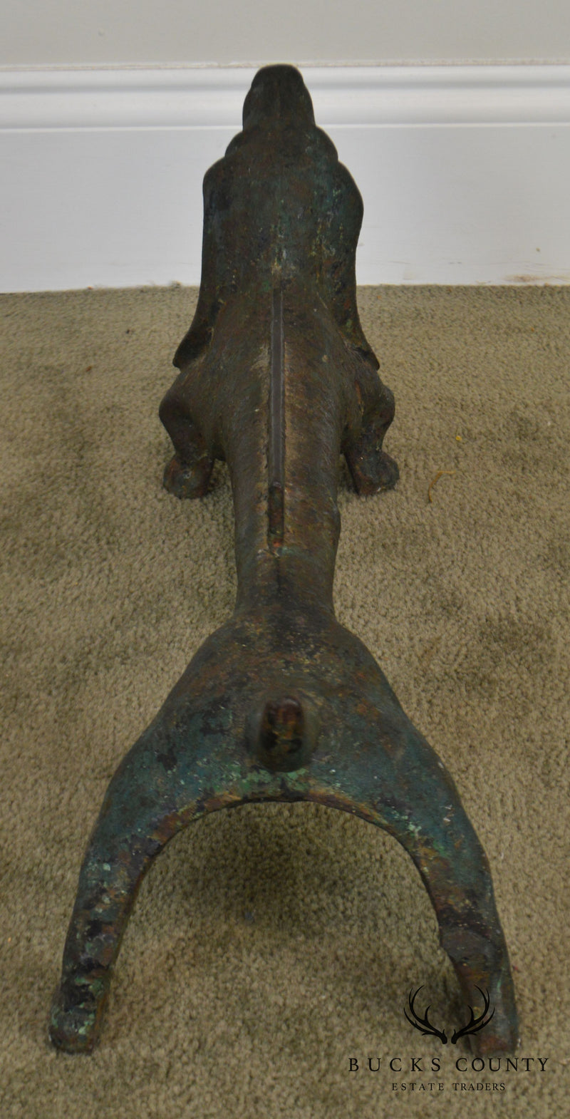 Cast Iron Antique Dachshund Dog Boot Scraper