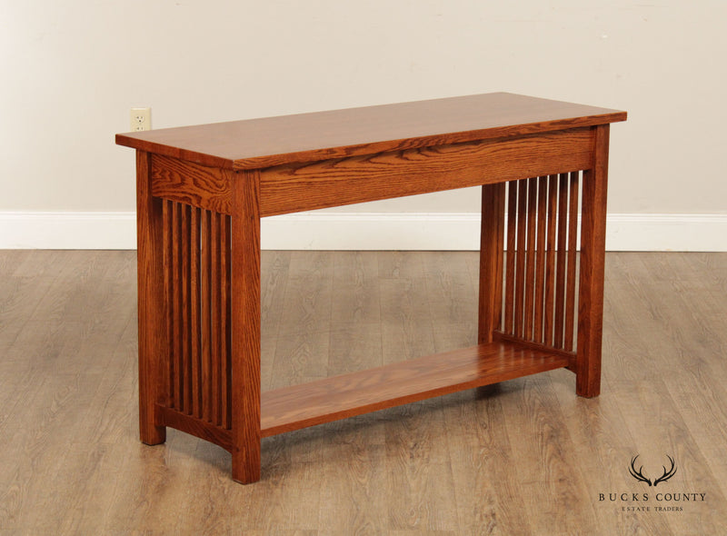Mission Style Oak Sofa Table Matttroy