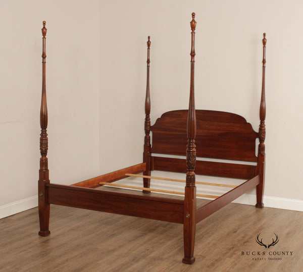 Quality Solid Cherry Queen Size Poster Bed
