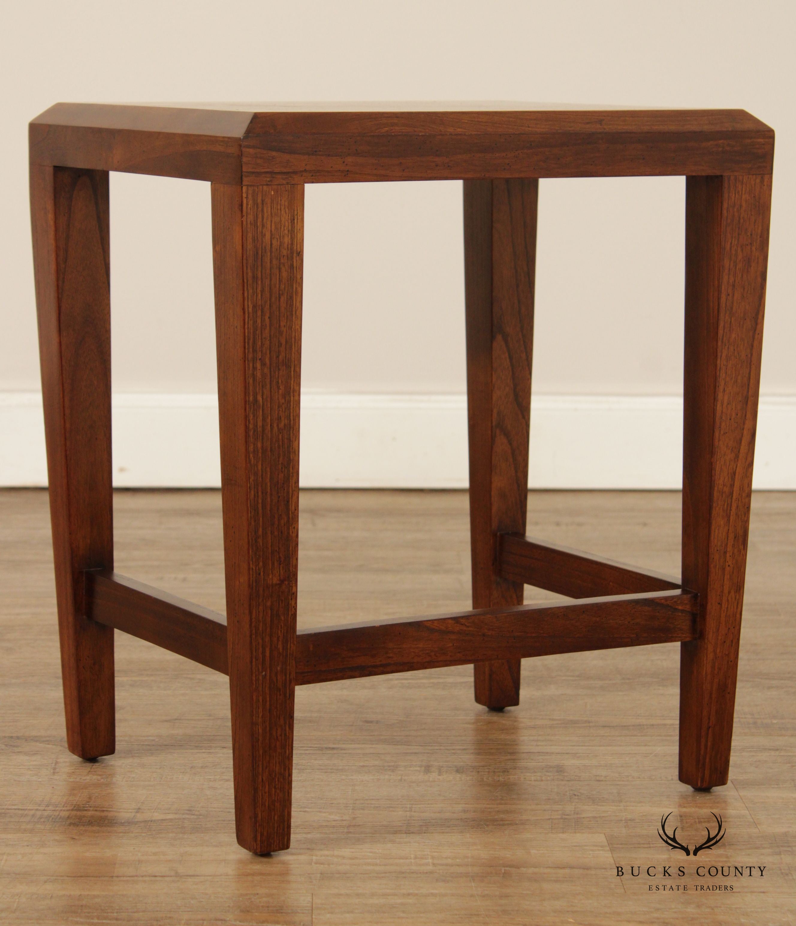 Crate & Barrel Contemporary Wood End Table