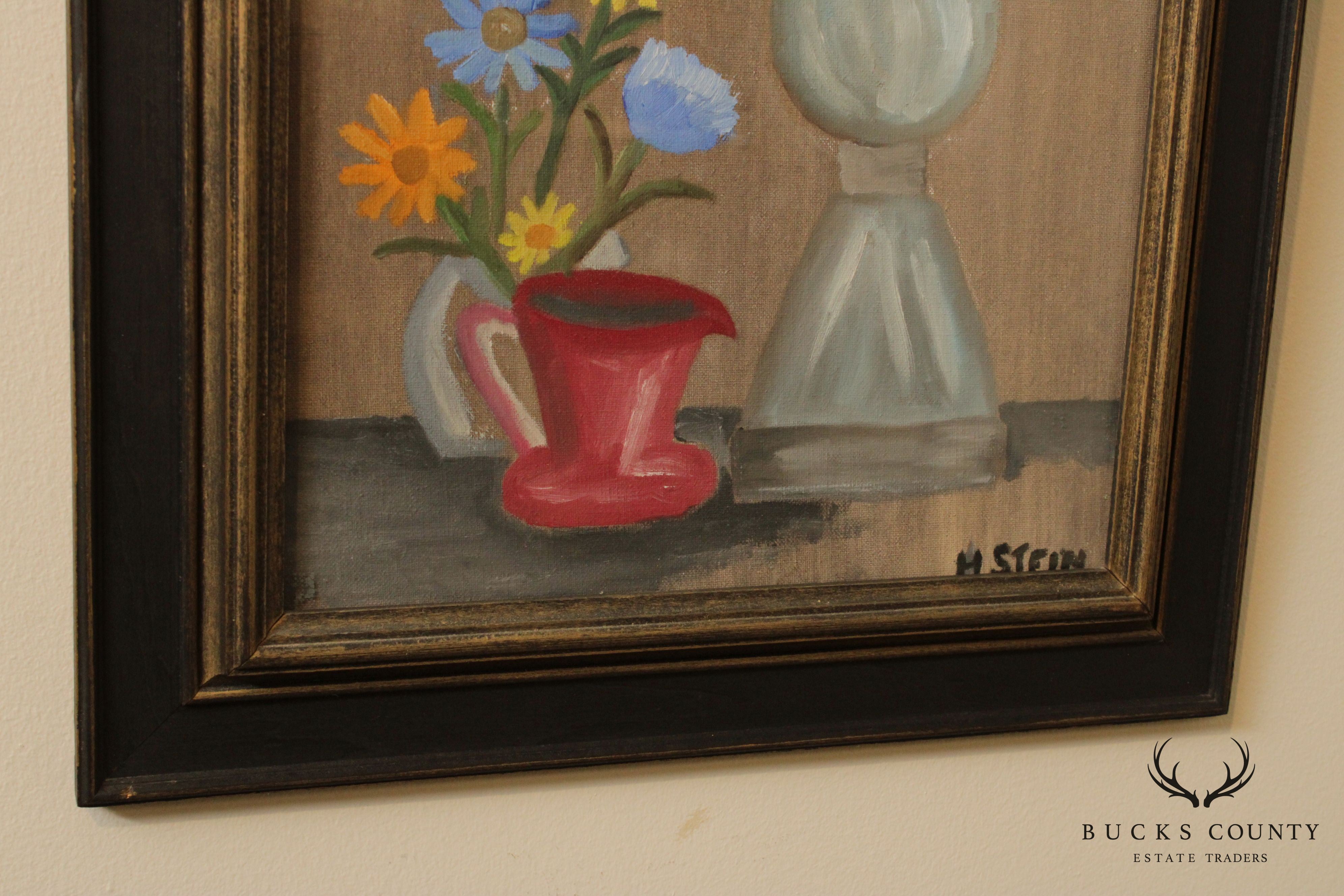 20th Century Still Life Oil Painting, Signed 'H. Stein'