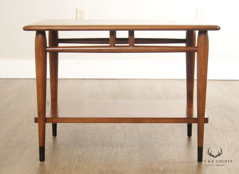 Lane Mid Century Modern Acclaim Walnut Side Table